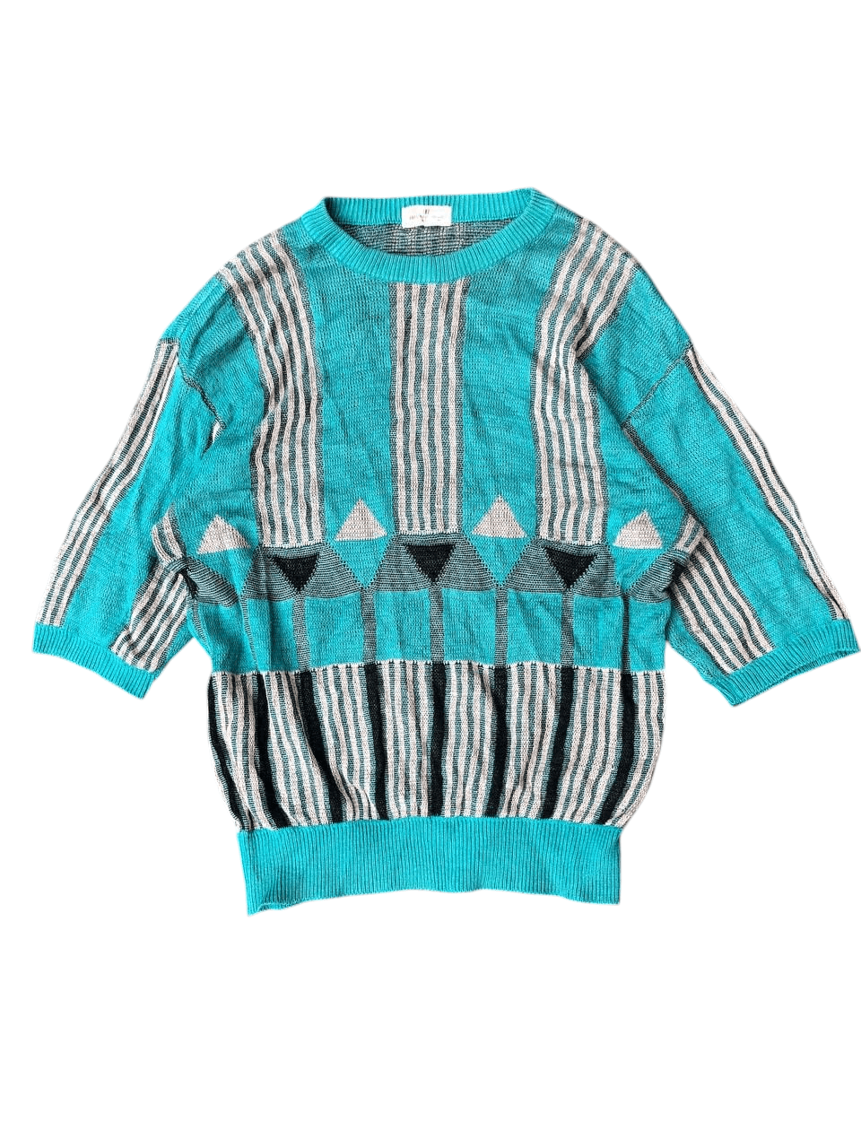 Balenciaga Vintage Balenciaga Sport Knit Short Sleeve Shirt Size US L / EU 52-54 / 3 - 1 Thumbnail