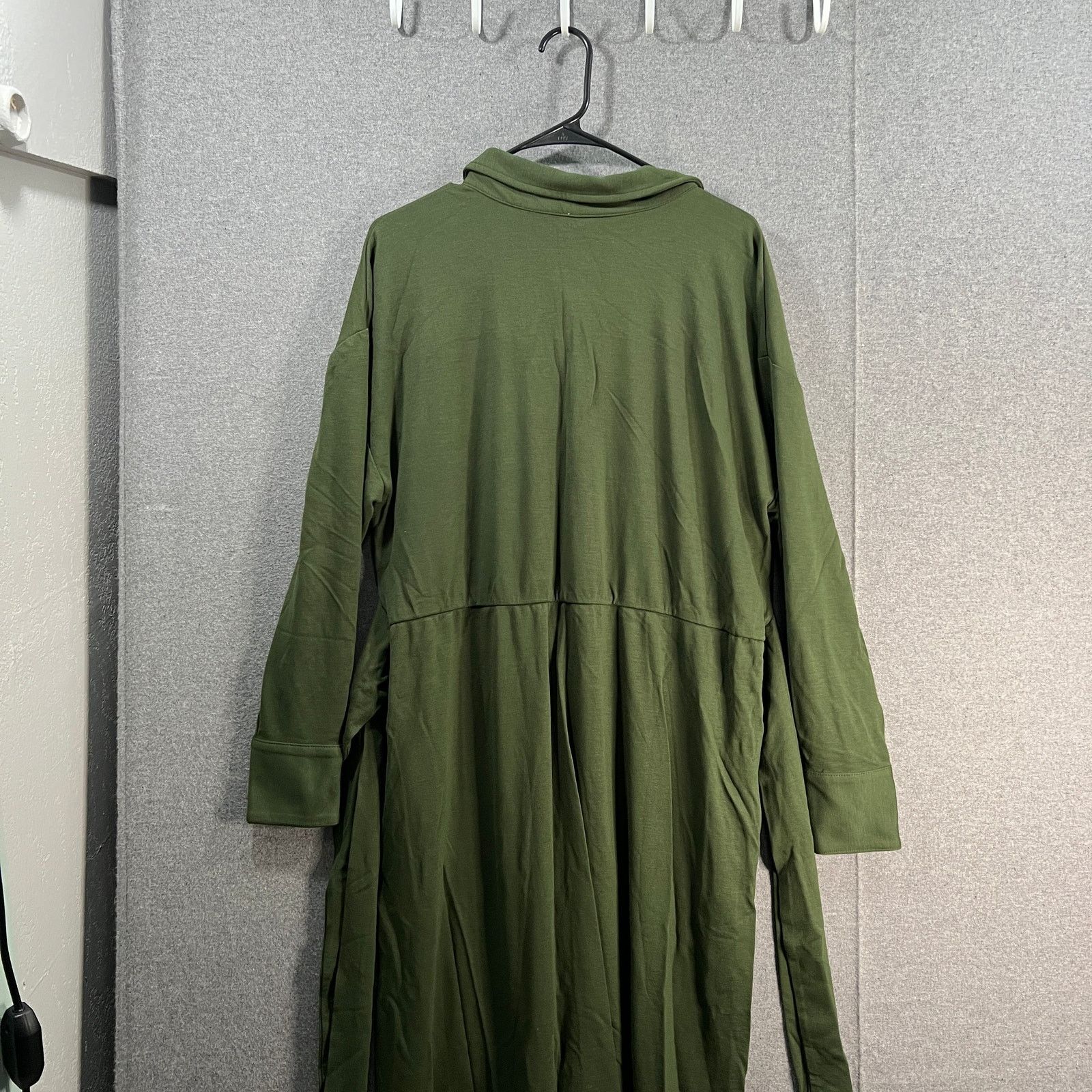 Other Jason Wu Regular Drared Shirt Dress Military Size L / US 10 / IT 46 - 12 Thumbnail