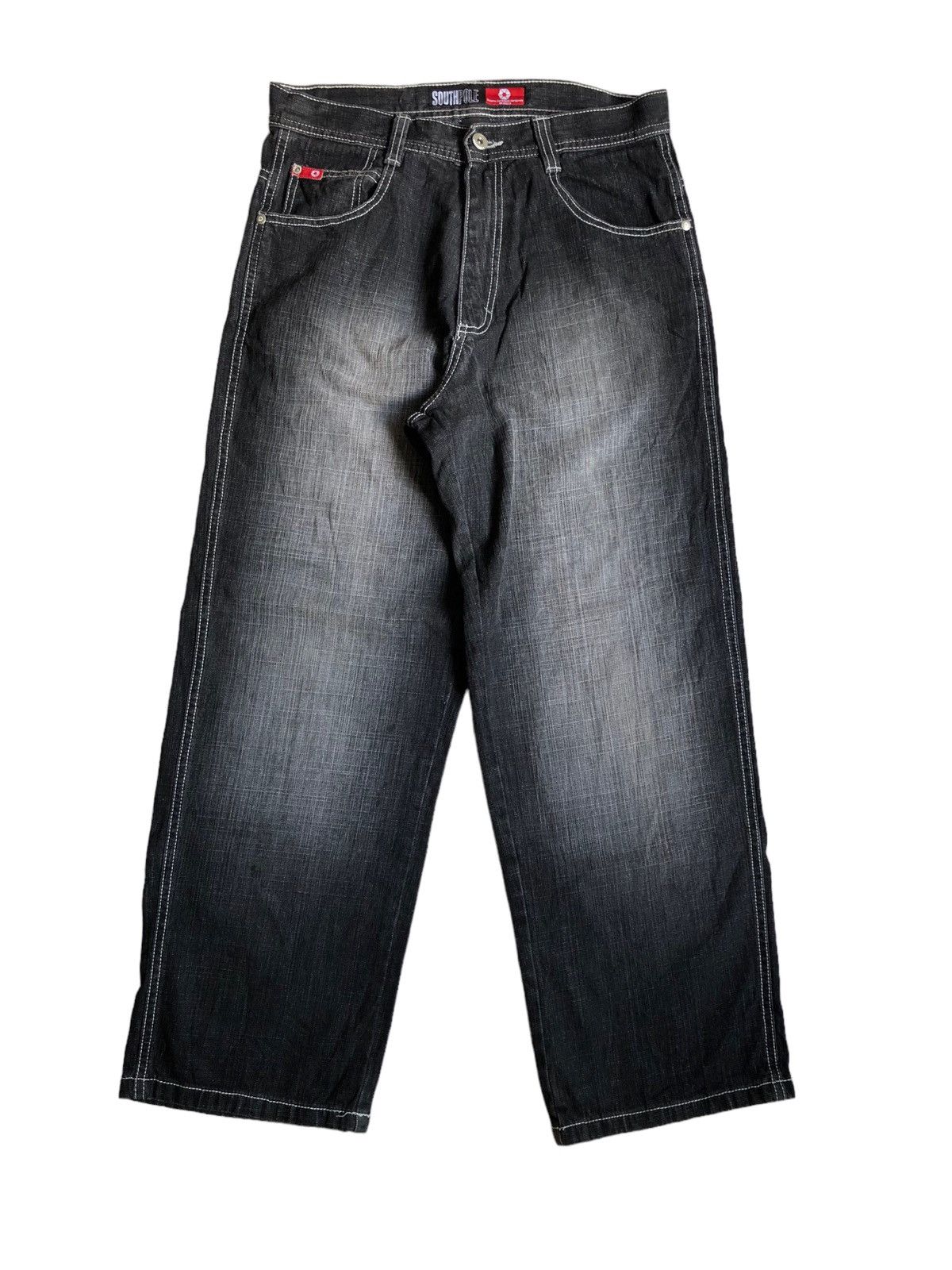 JNCO × Southpole × Streetwear Vintage Southpole Black Wash Baggy