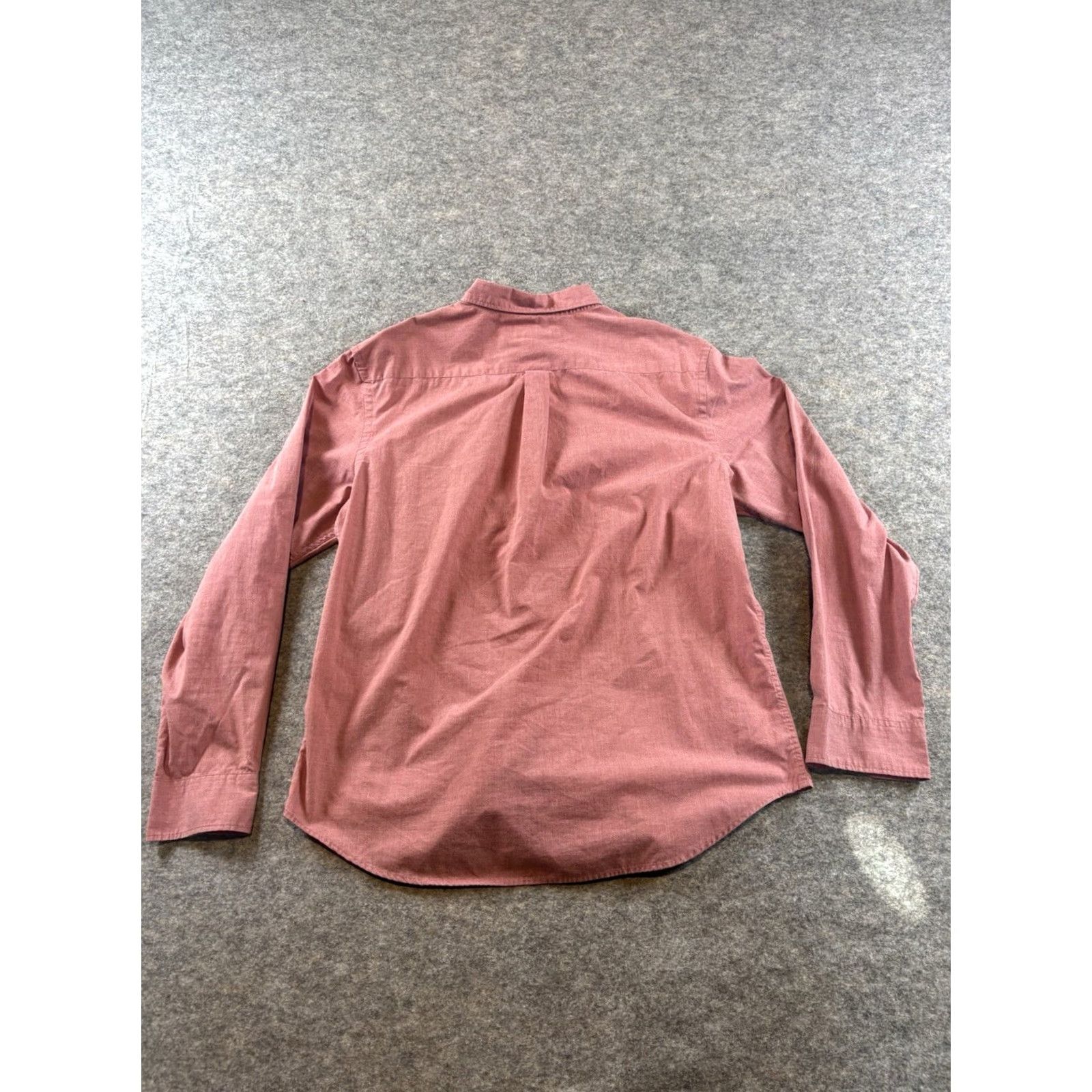 Old Navy Old Navy Slim Fit Button-Down Shirt Men's L Salmon Pink Long Sleeve Size US L / EU 52-54 / 3 - 5 Thumbnail