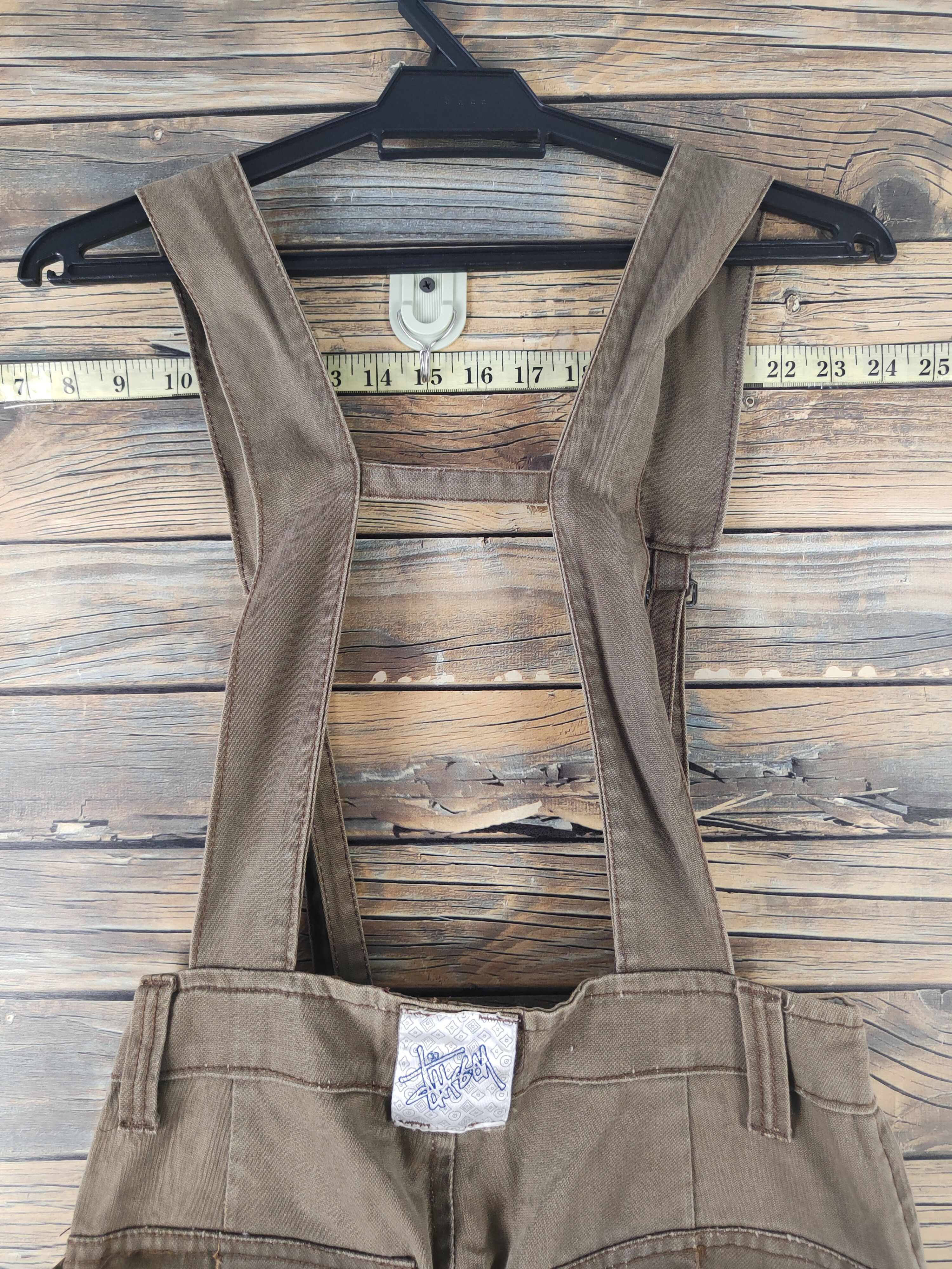 Stussy DL Stussy Olive Multipocket Tactical Jumpsuits #2678 Size US 27 - 13 Thumbnail