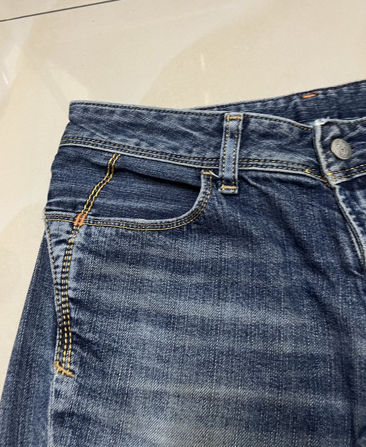 Tornado Mart Flare Jeans georgia love distressed bootcut low rise denim Size US 30 / EU 46 - 6 Thumbnail