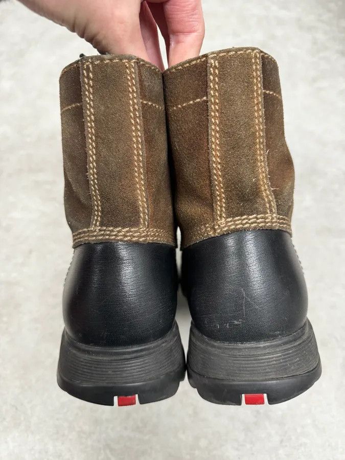 Prada 2000s Prada Brown Hybrid Suede Leather Hiking Boots Size US 9 / EU 42 - 6 Thumbnail