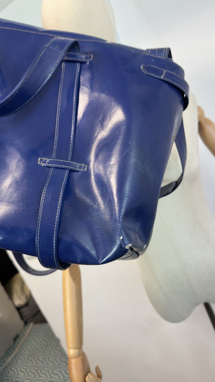 Freitag RARE Freitag R511 Carolus Blue Reference Line Shoulder Bag Size ONE SIZE - 14 Thumbnail