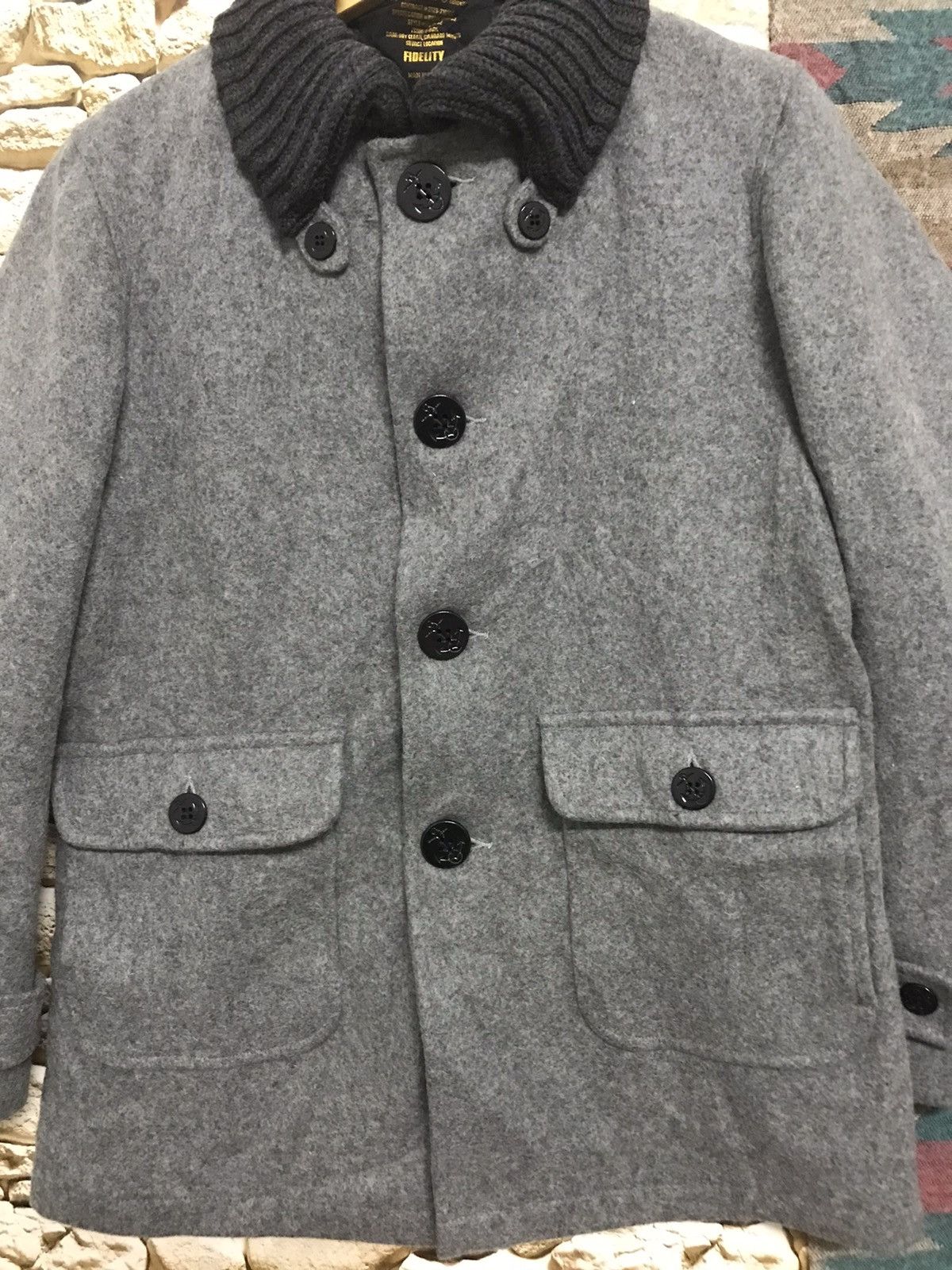 Vintage Gerald & Stewart Fidelity Wool Army Jacket Size US XL / EU 56 / 4 - 3 Thumbnail