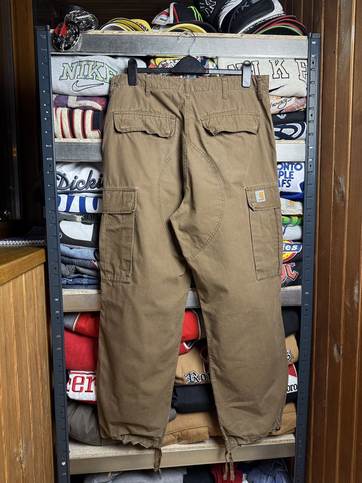 Carhartt × Vintage Vintage Brown Carhartt Cargo Pants Size US 34 / EU 50 - 1 Thumbnail
