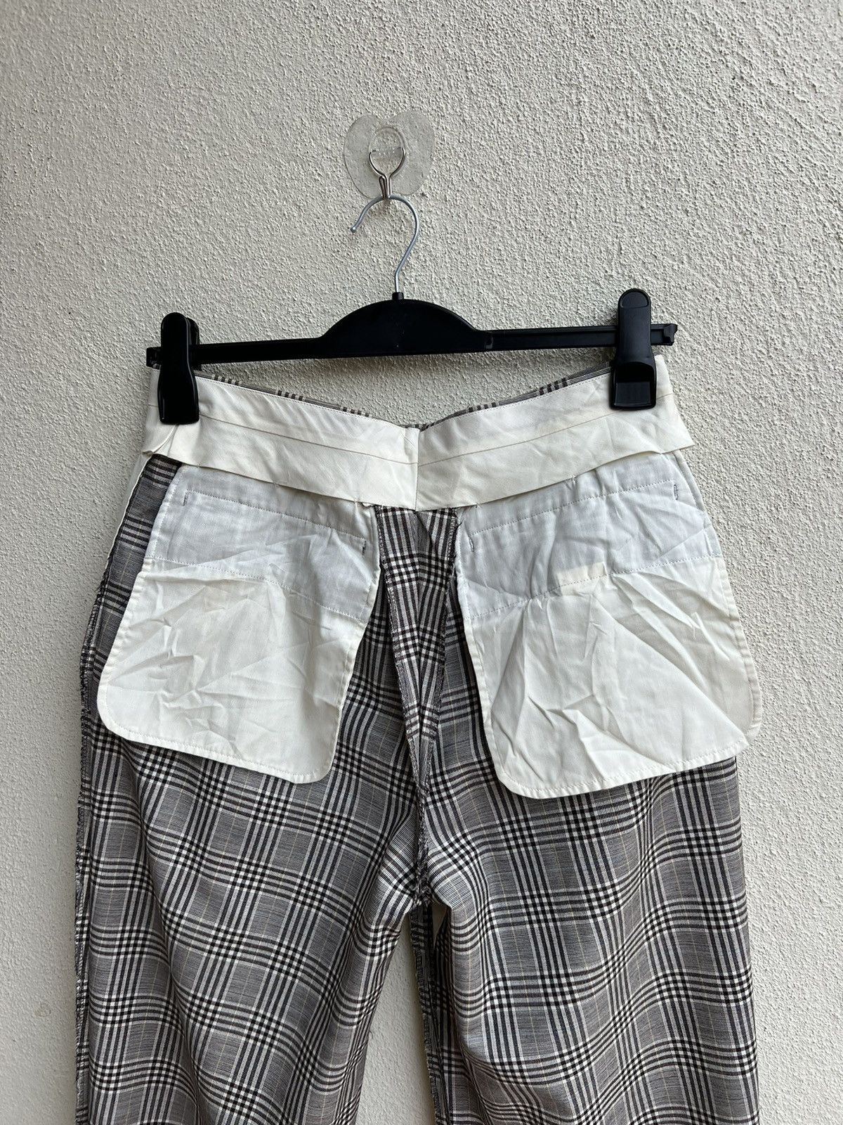 Vintage 90s Christian Dior Sports Checks Wool Trouser Pant
