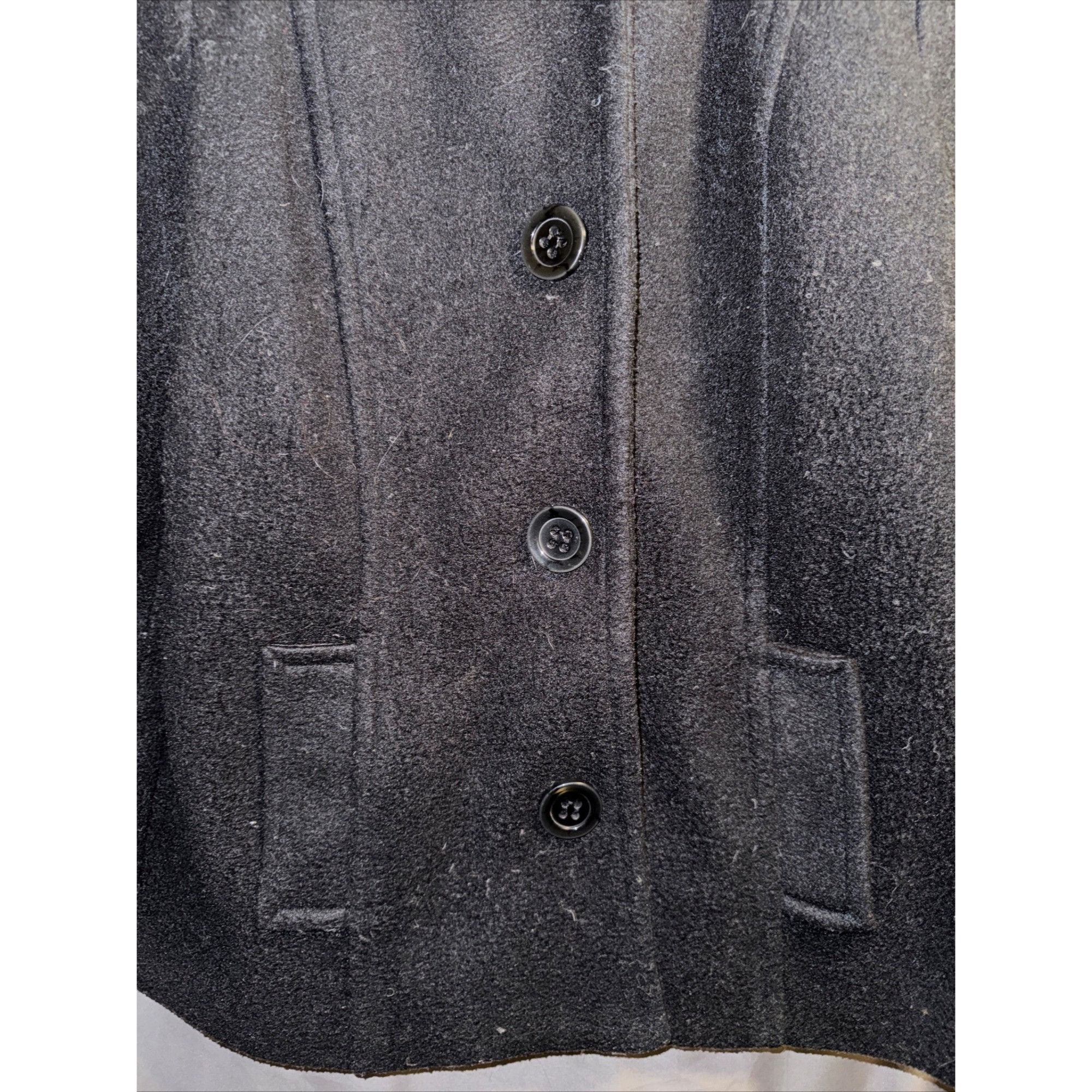 Other Rosette By Becool Women's Black Wool-Blend Peacoat Jacket Si Size S / US 4 / IT 40 - 11 Thumbnail