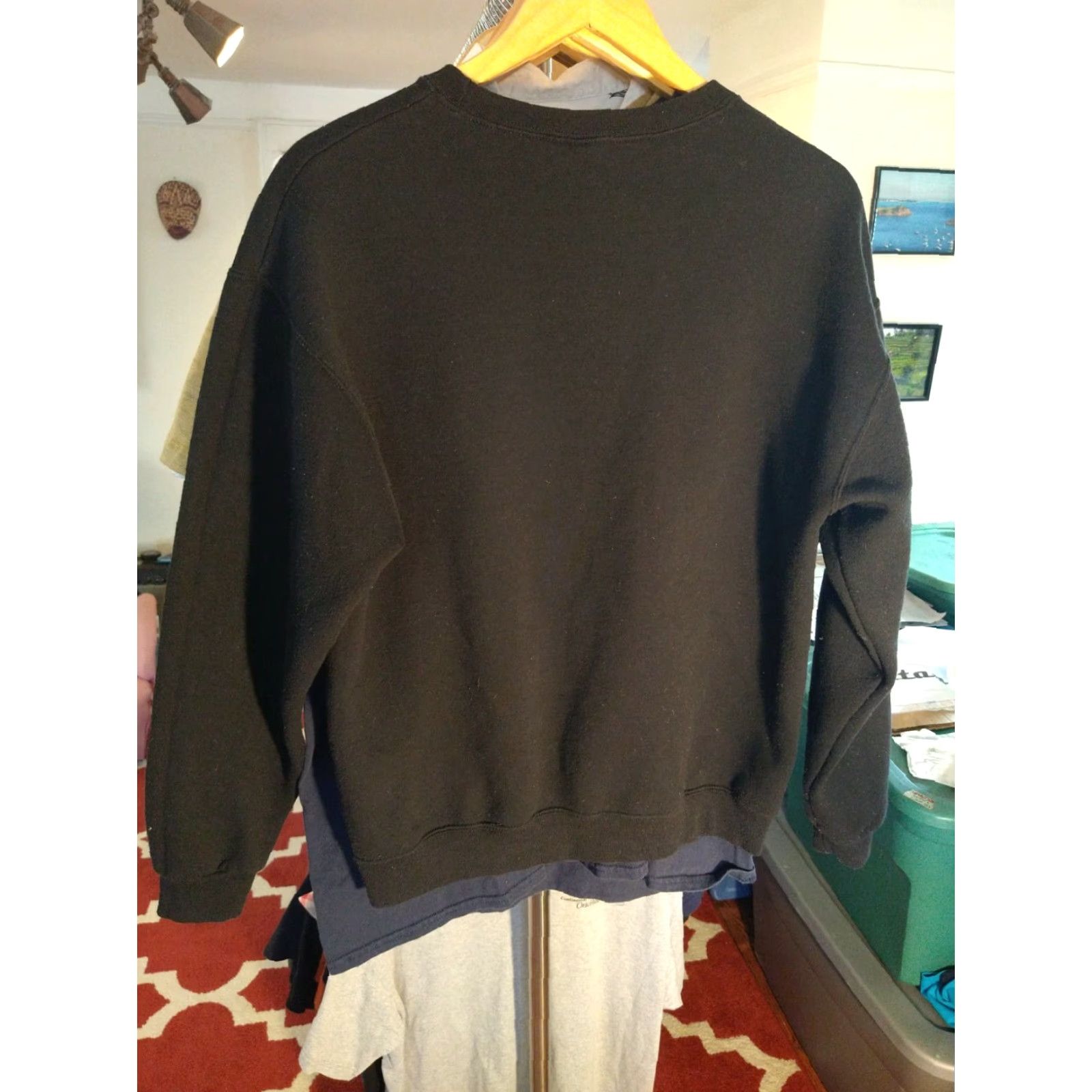 Jerzees VINTAGE Jerzees Sweatshirt JERZEES Brand Size M Black 80s Look Pullover Mens Slim 50/50 nublend Retro Jerzees Sweatshirt Size US M / EU 48-50 / 2 - 4 Thumbnail