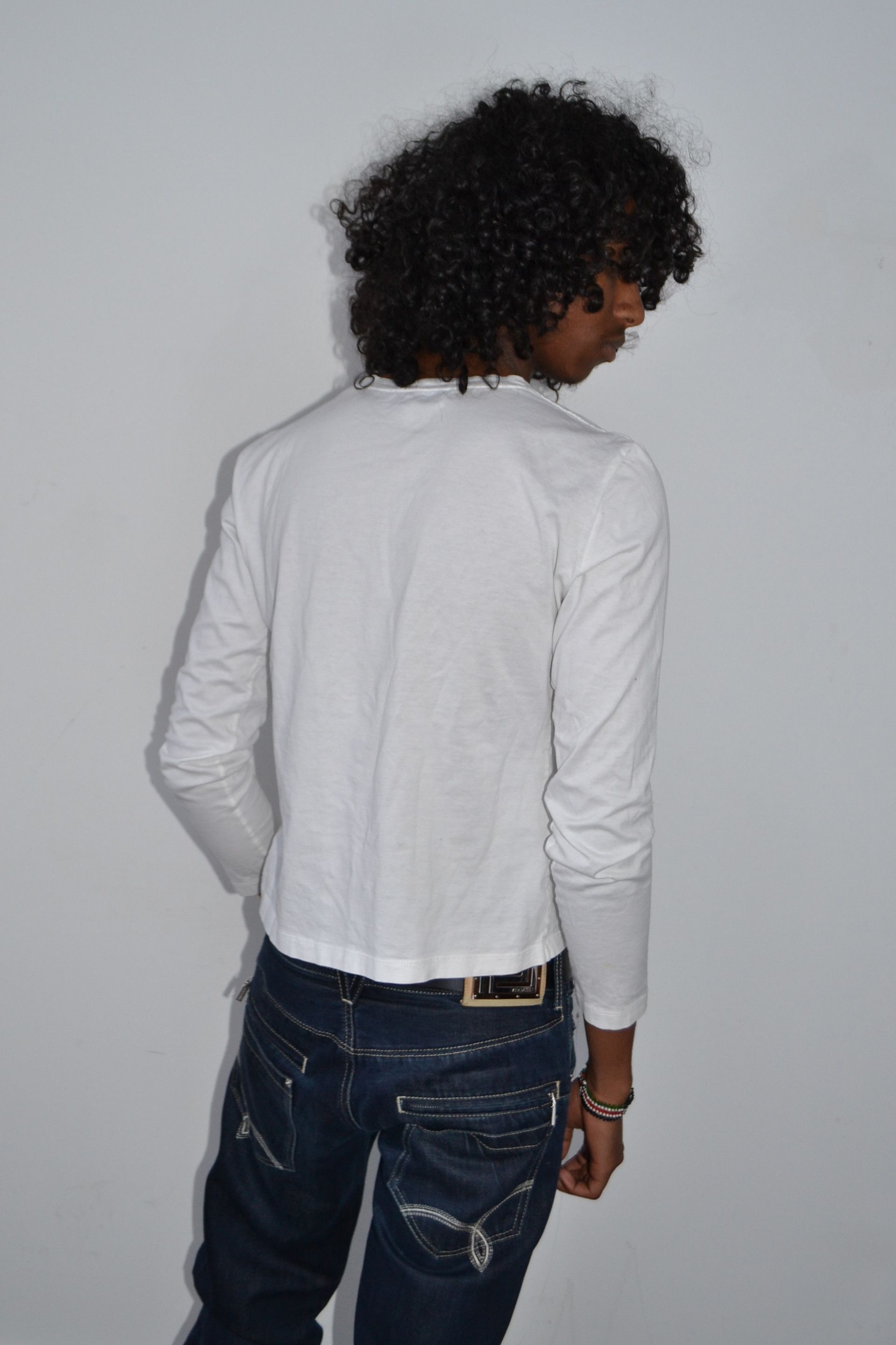 Yves Saint Laurent Late 2000s YSL Logo Long Sleeve Shirt Size US S / EU 44-46 / 1 - 3 Thumbnail