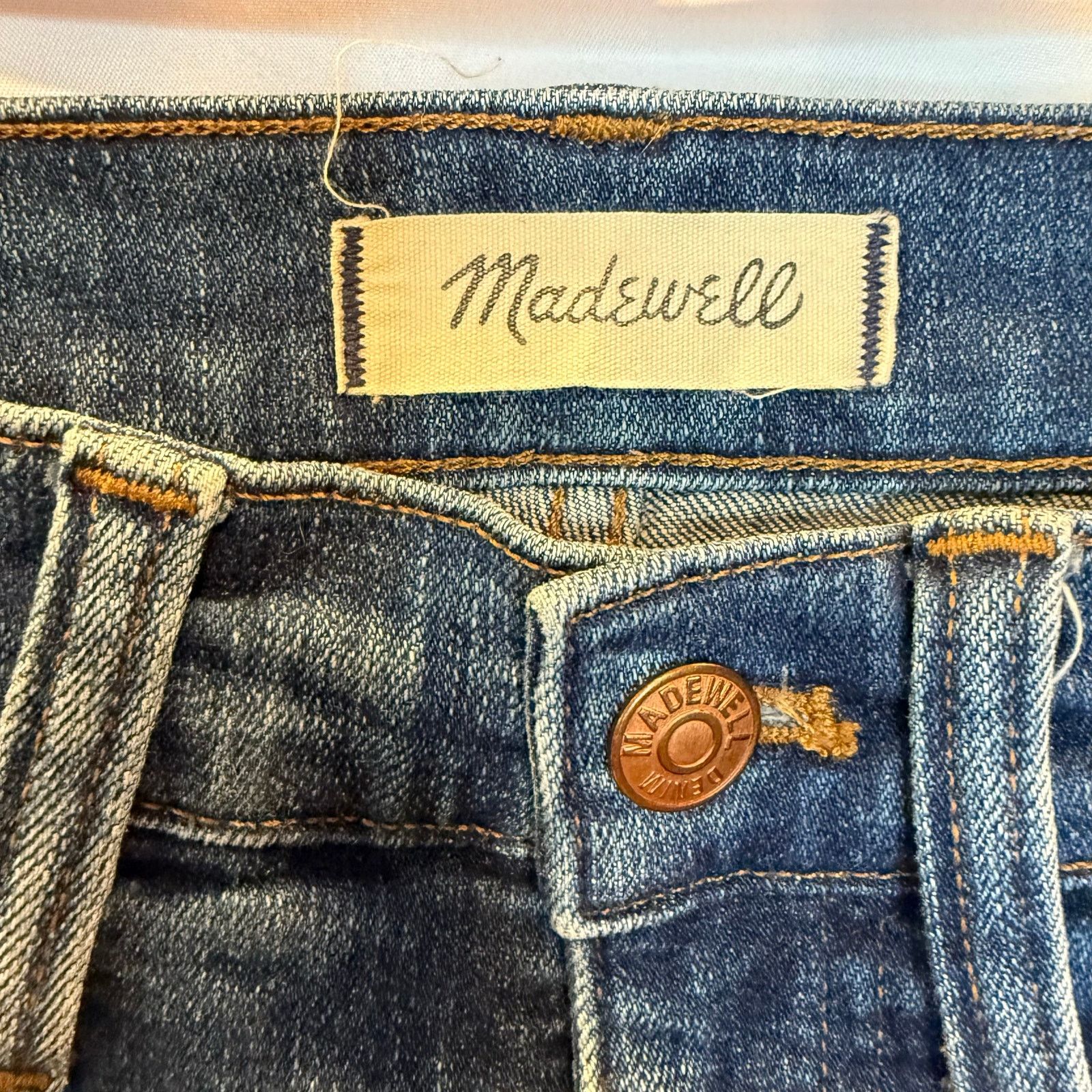 Madewell Madewell High Rise Skinny 26 Womens Denim Jean Casual Cotton Size 26" / US 2 / IT 38 - 4 Thumbnail