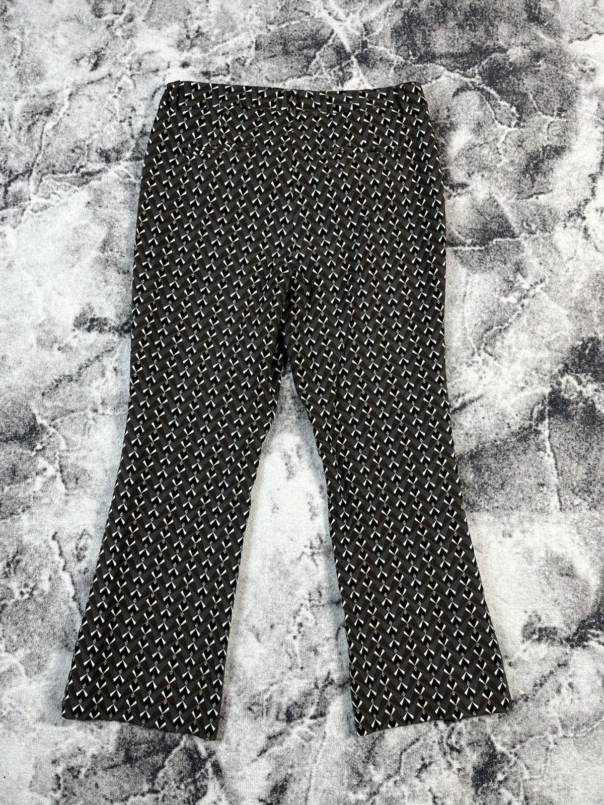 Other Via Masini 80 Geometric Pants Italy Size 48 Pattern Size 34" / US 12 / IT 48 - 11 Thumbnail