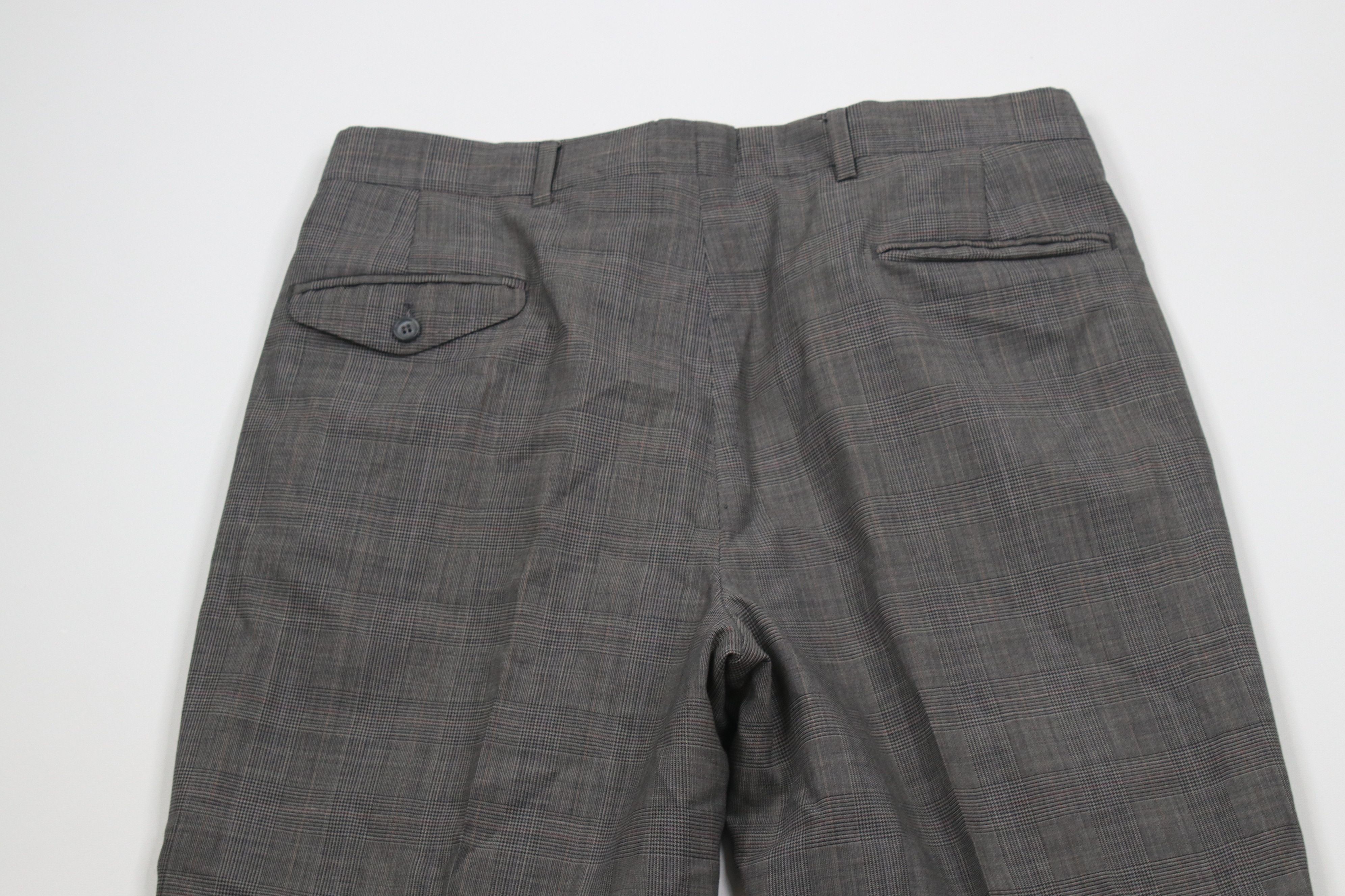 Vintage Vintage 70s Streetwear Wide Leg Chino Pants Houndstooth Size US 34 / EU 50 - 9 Thumbnail