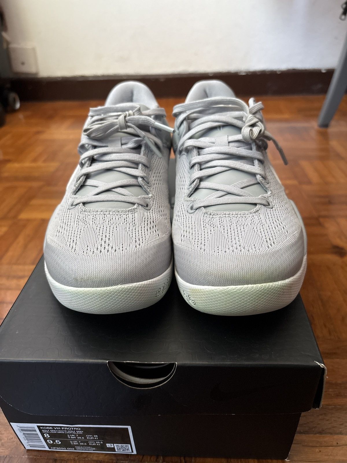Nike Kobe 8 Protro Wolf Grey Size US 8 / EU 41 - 4 Thumbnail