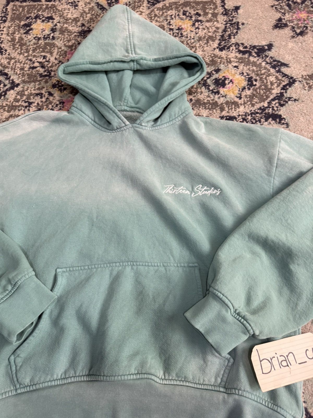 Thirteen studios Tiffany sunfaded hoodie | Grailed