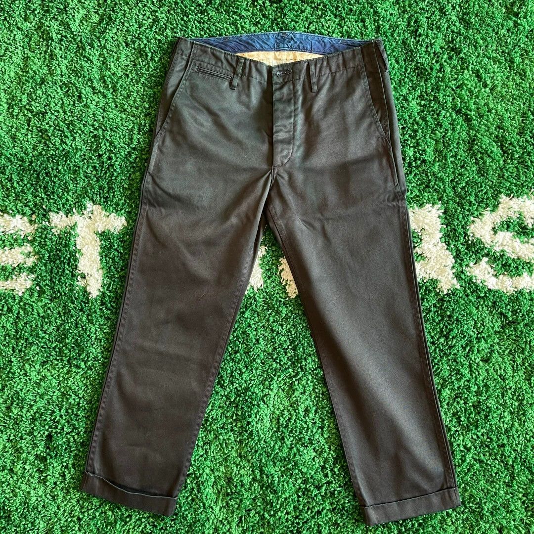 Visvim VISVIM INDIGO OVERDYE HIGH WATER CHINO Size US 32 / EU 48 - 1 Thumbnail