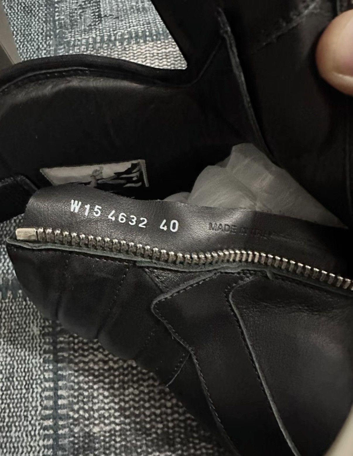 Rick Owens Brand new Rick Owens mainline inverted triangle Size US 7 / EU 40 - 5 Thumbnail