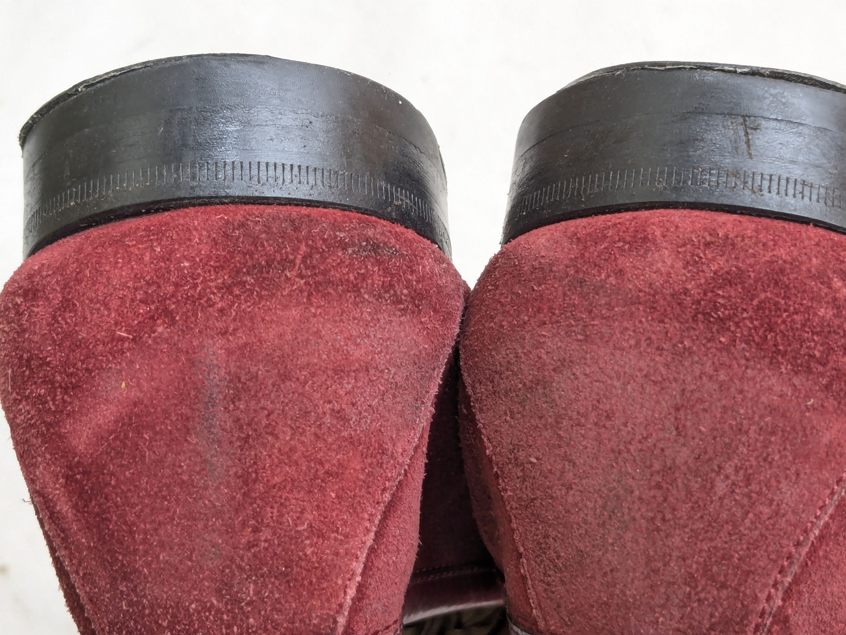 Gucci Gucci Horsebit Loafers Red 10.5 D Suede Leather Italy Slip Size US 10.5 / EU 43-44 - 14 Thumbnail
