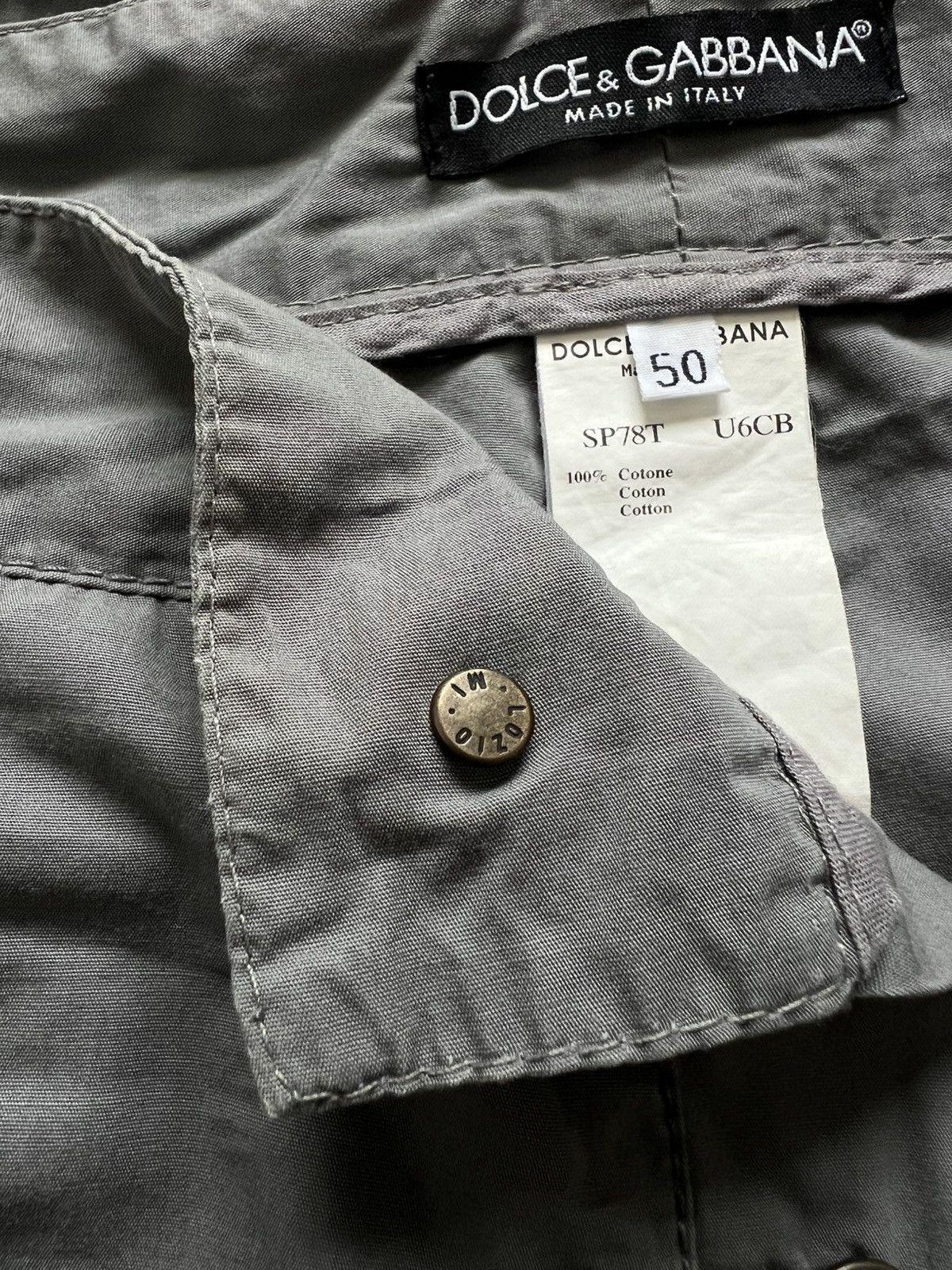 Dolce & Gabbana SS03 Dolce & gabbana zip cargo pants Size US 35 - 12 Thumbnail