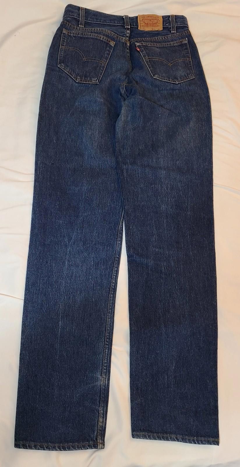 Levi's Levis 501 29x34 Blue Jeans Student Fit 2001 Y2K Made USA Size US 29 - 3 Thumbnail