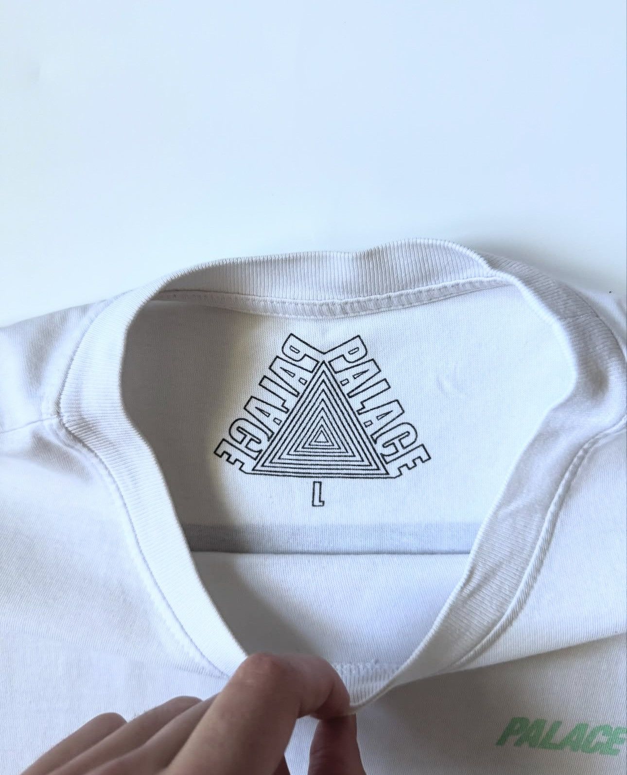 Places + Faces Palace big logo white t-shirt L sz Size US L / EU 52-54 / 3 - 6 Thumbnail