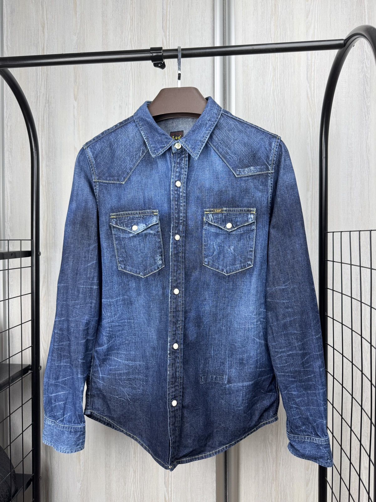 Lee Lee by Donwan Harrell Western Shirt PRPS long sleeve faded Size US M / EU 48-50 / 2 - 1 Thumbnail