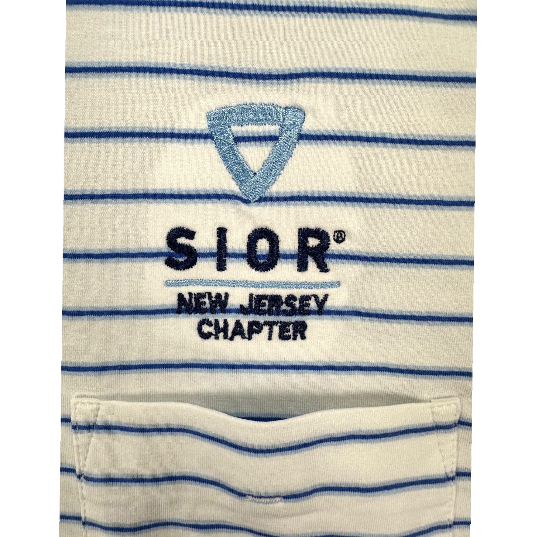 Vintage B. Draddy Polo Shirt Adult Large Blue Striped Pima Cotton Blend Rugby Casual Men Size US L / EU 52-54 / 3 - 6 Thumbnail