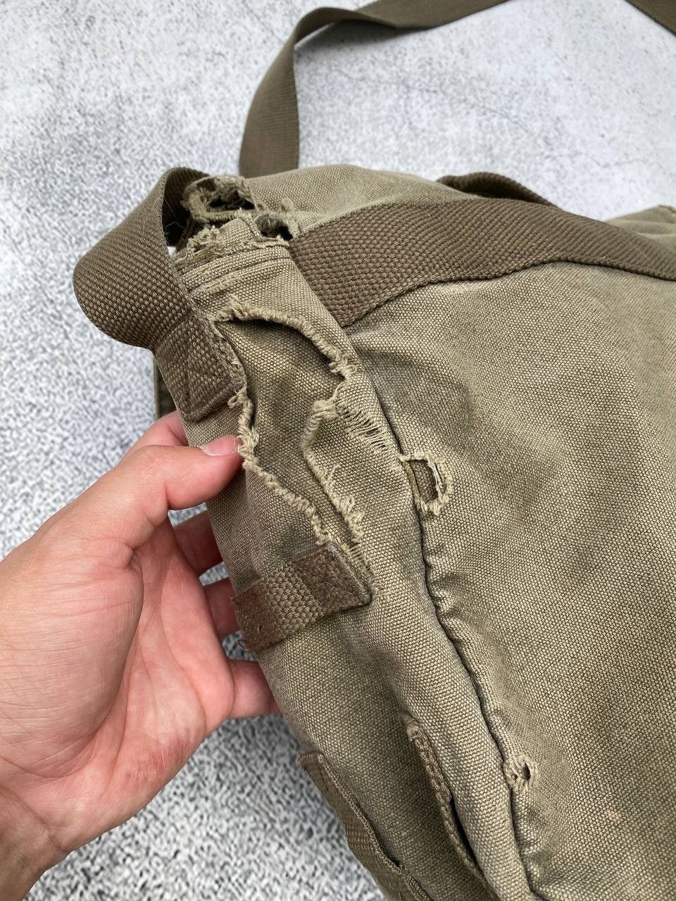 Japanese Brand Diesel Style Japanese distressed denim Sling Bag Size ONE SIZE - 12 Thumbnail