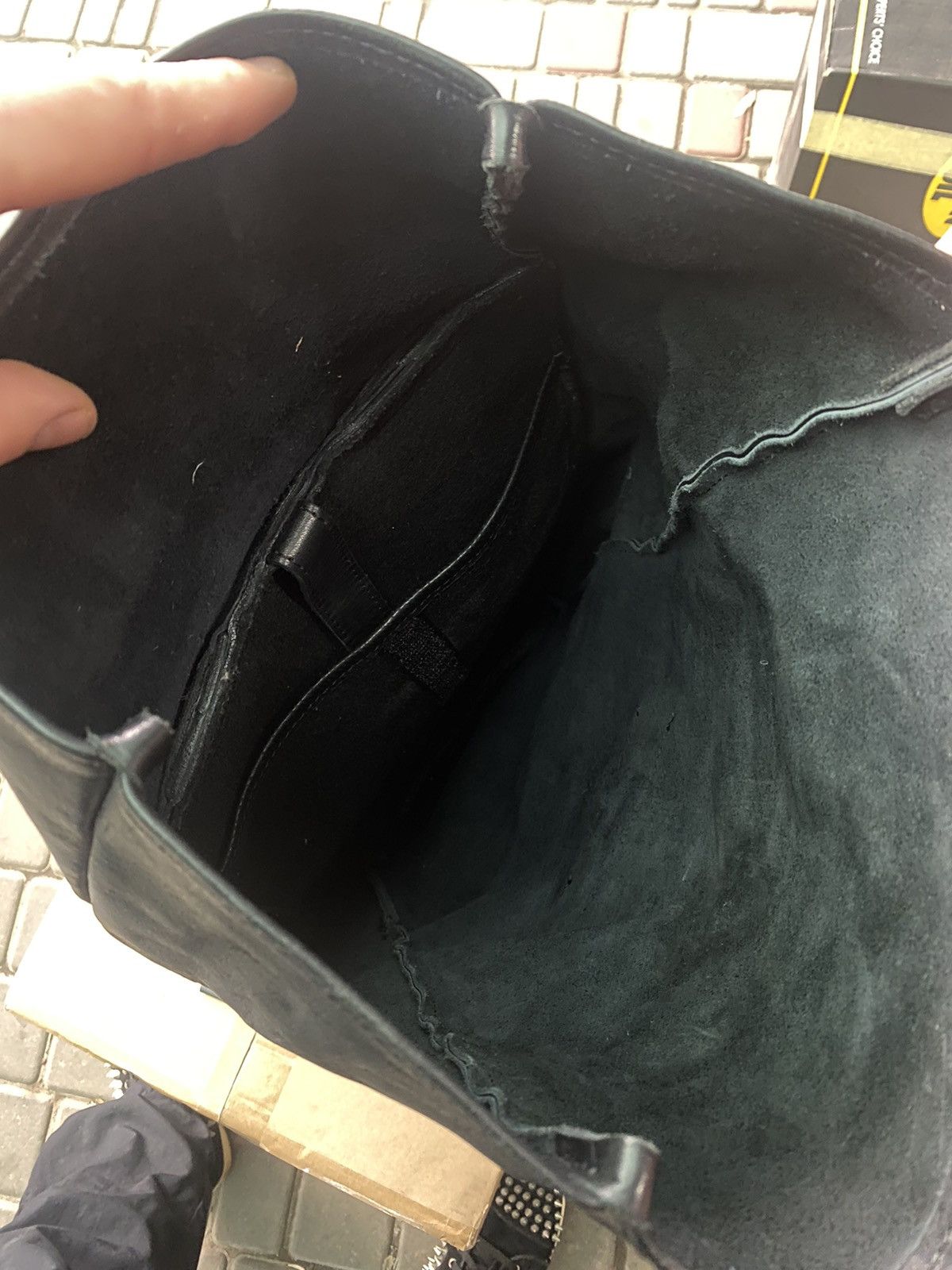Leather Polikov Lab Black Leather Backpack Japanese Brand Size ONE SIZE - 10 Thumbnail
