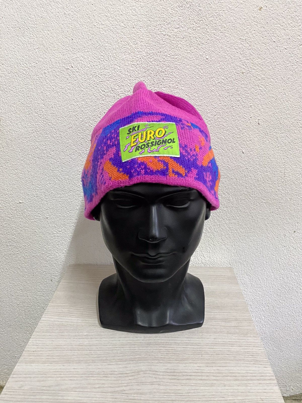 Vintage Ski Euro Rassignol Beanie Hat Size ONE SIZE - 2 Thumbnail