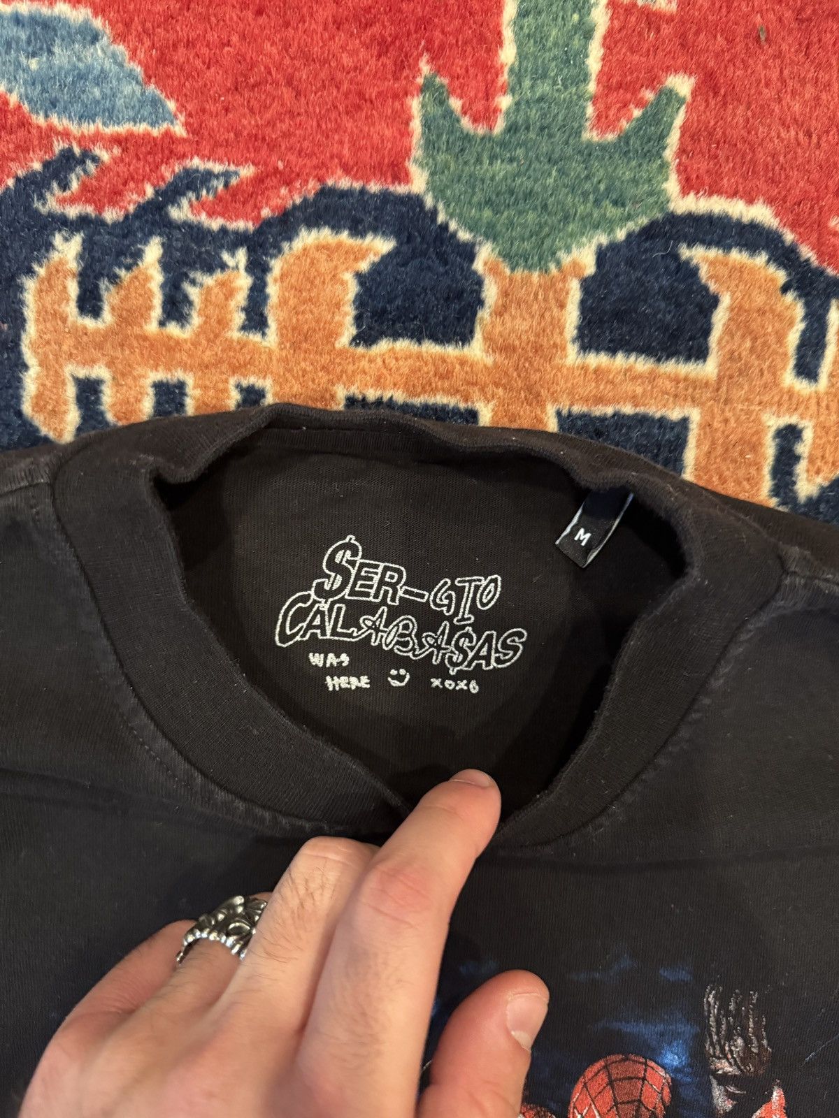 Sergio Calabasas × Spyder Sergio Calabasas x Spider-man Vintage T-shirt Size US M / EU 48-50 / 2 - 4 Thumbnail