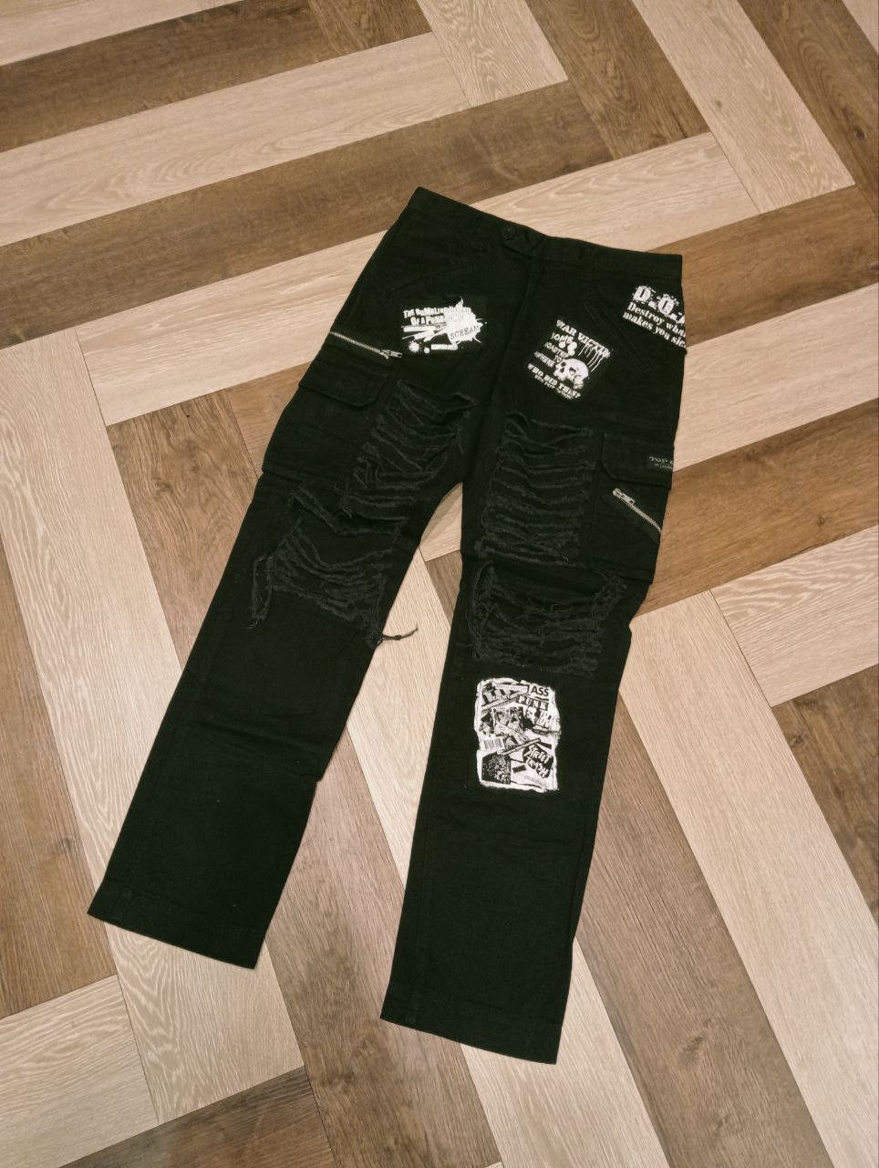 Seditionaries SEX POT REVENGE JAPAN BY THE ROADSIDE PUNK PANTS Size US 30 / EU 46 - 1 Thumbnail