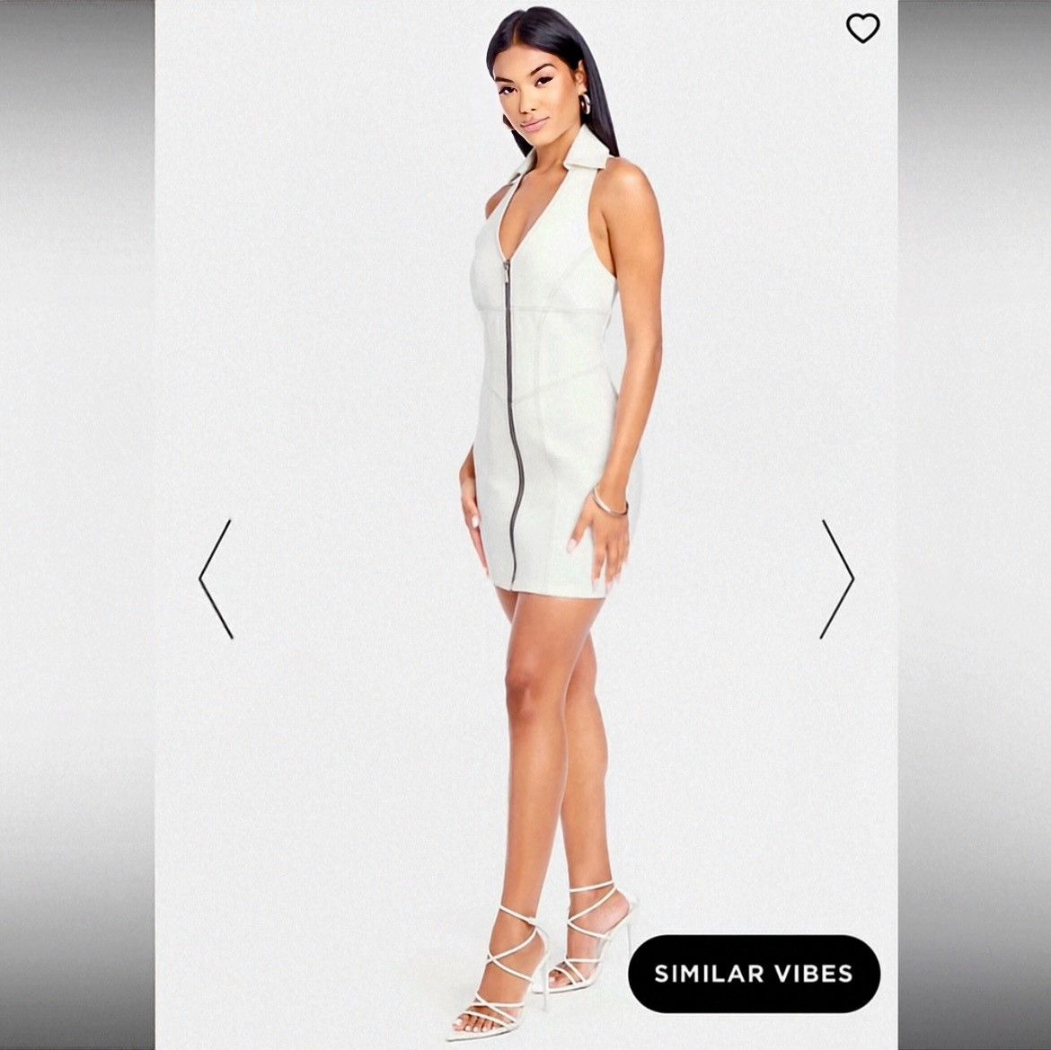 Bebe Bebe White Racerback Moto Mini Dress Medium M BNWT Size M / US 6-8 / IT 42-44 - 3 Thumbnail
