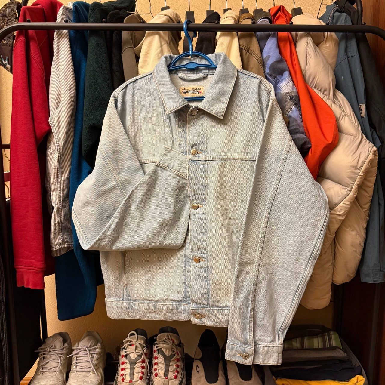Stussy Stussy Blue Denim Jacket Size US L / EU 52-54 / 3 - 3 Thumbnail