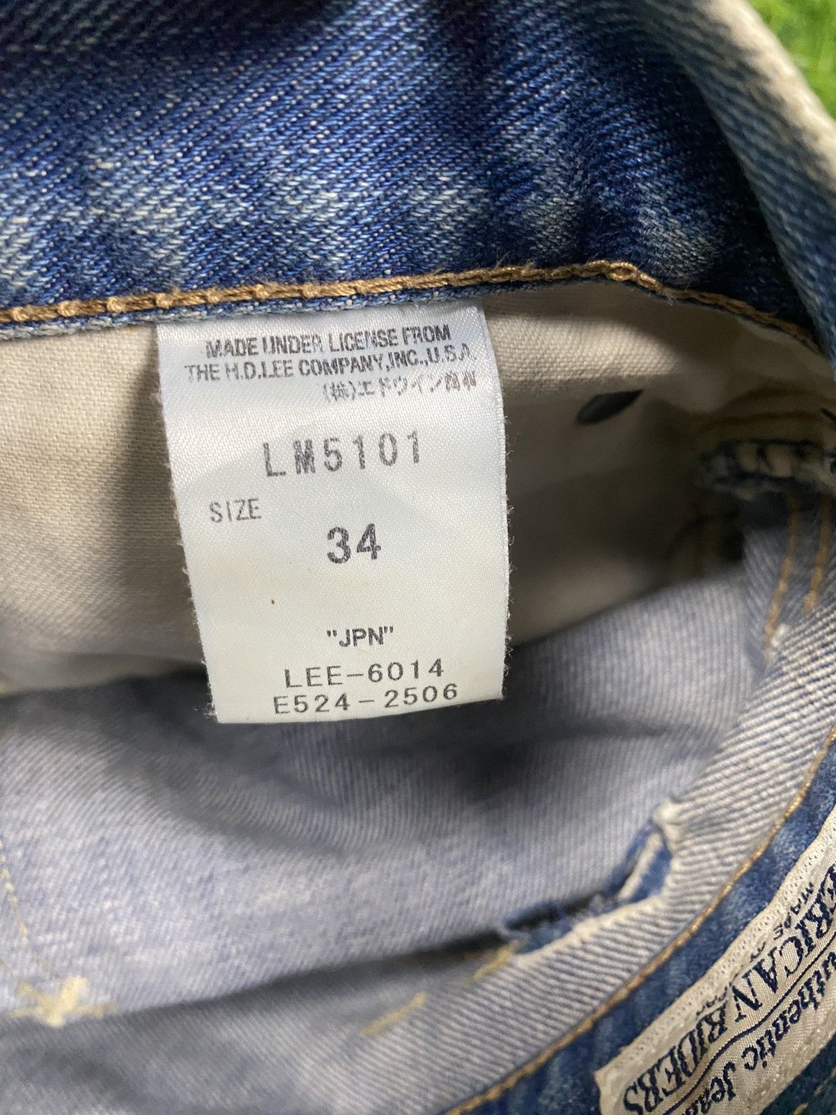 Lee Vintage Lee American Riders Organic Denim Jeans Size US 33 - 10 Thumbnail