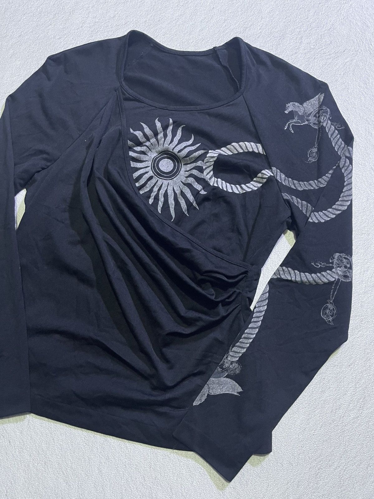 Hysteric Glamour Y2K LONG SLEEVE TSHIRT MOTIF IFSIX WASNINE STYLE Size US M / EU 48-50 / 2 - 2 Thumbnail