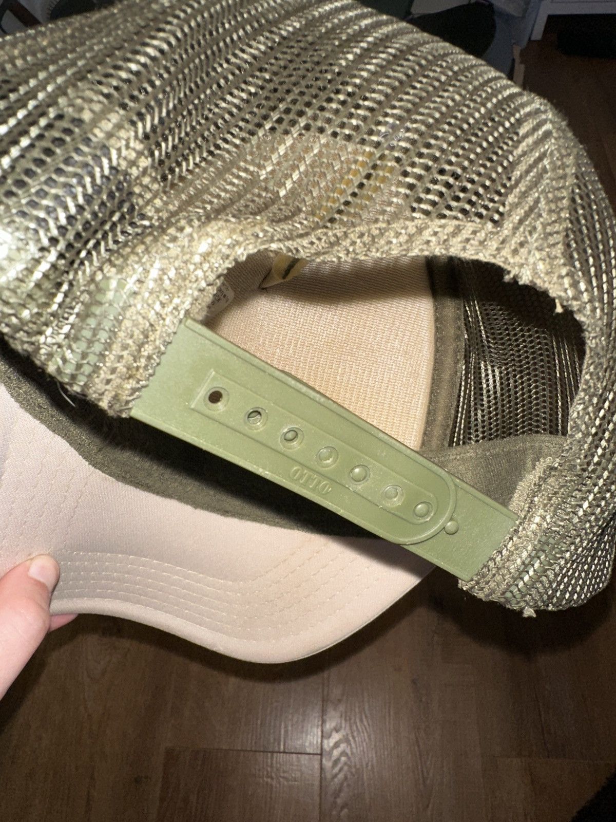 Kapital Kountry Kapital Knee Kid On The Block Track Trucker Hat Olive Size ONE SIZE - 13 Thumbnail