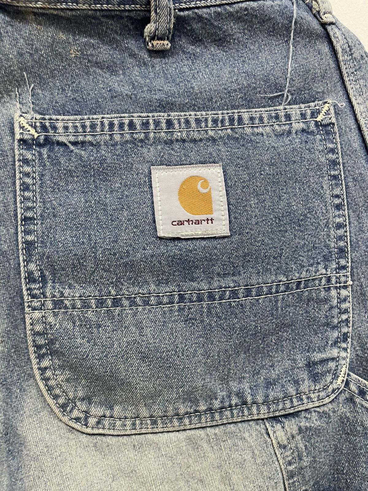 Carhartt Vintage Carhartt Straight Cut Jeans Distressed Size US 29 - 3 Thumbnail