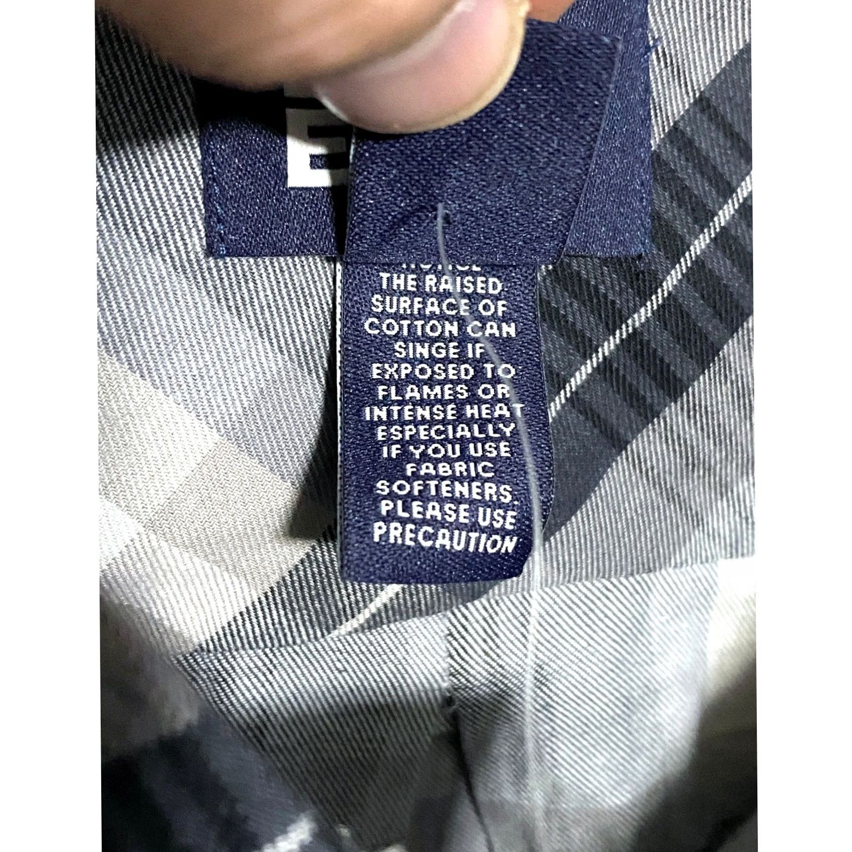 Lands' End Lands End Shirt Mens XL Gray Plaid Traditional Button Classic Pockets Flap NWT Size US XL / EU 56 / 4 - 6 Thumbnail