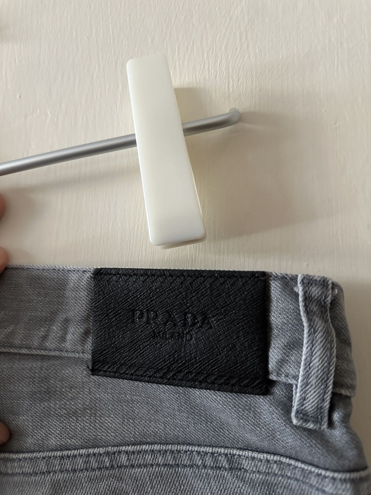 Prada Prada straight grey denim jeans Size US 31 - 5 Thumbnail