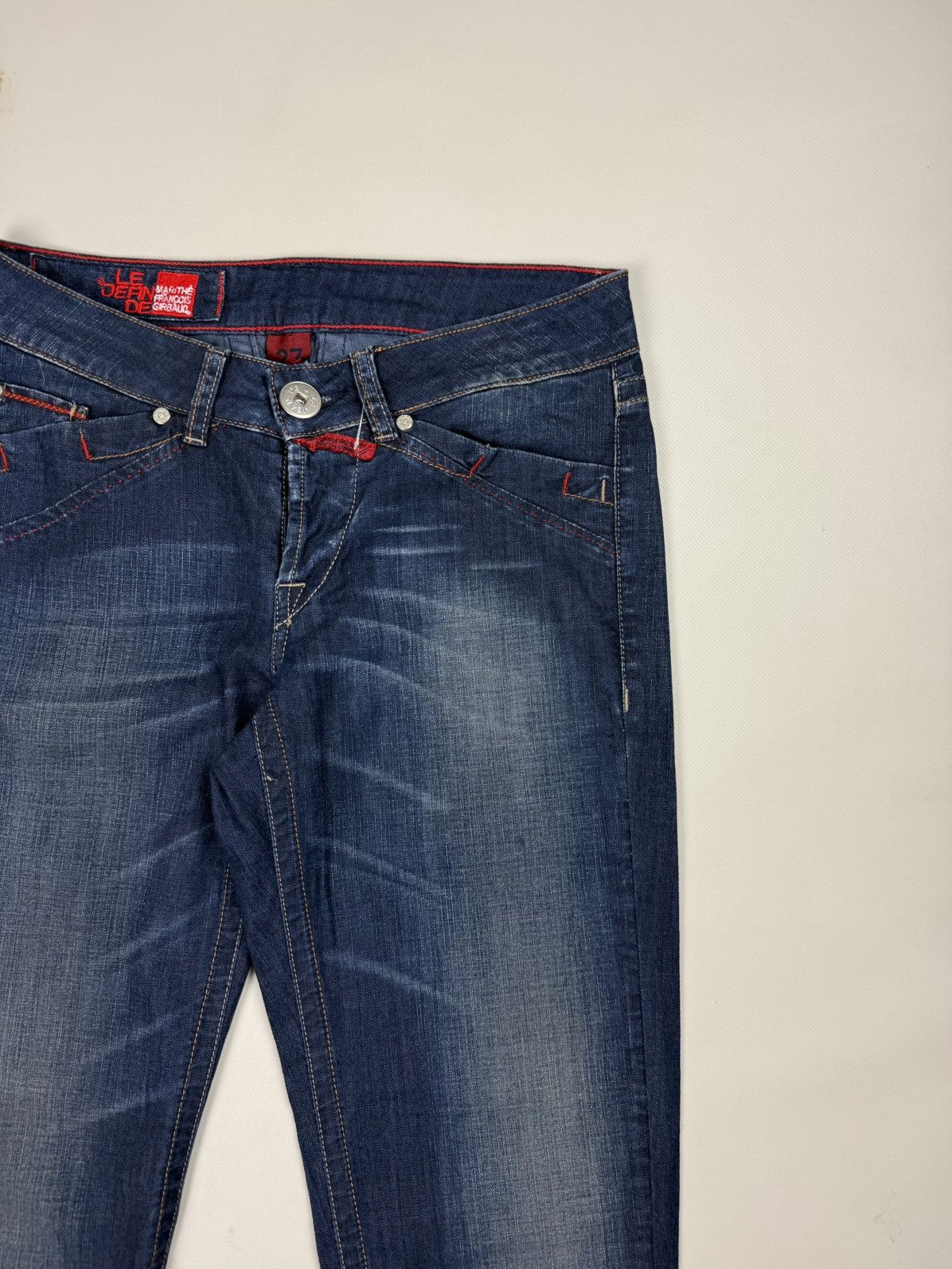 Marithe + Francois Girbaud Marithe Francois Girbaud Ladies Vintage Y2K Low Rise Jeans Size 27" / US 4 / IT 40 - 7 Thumbnail