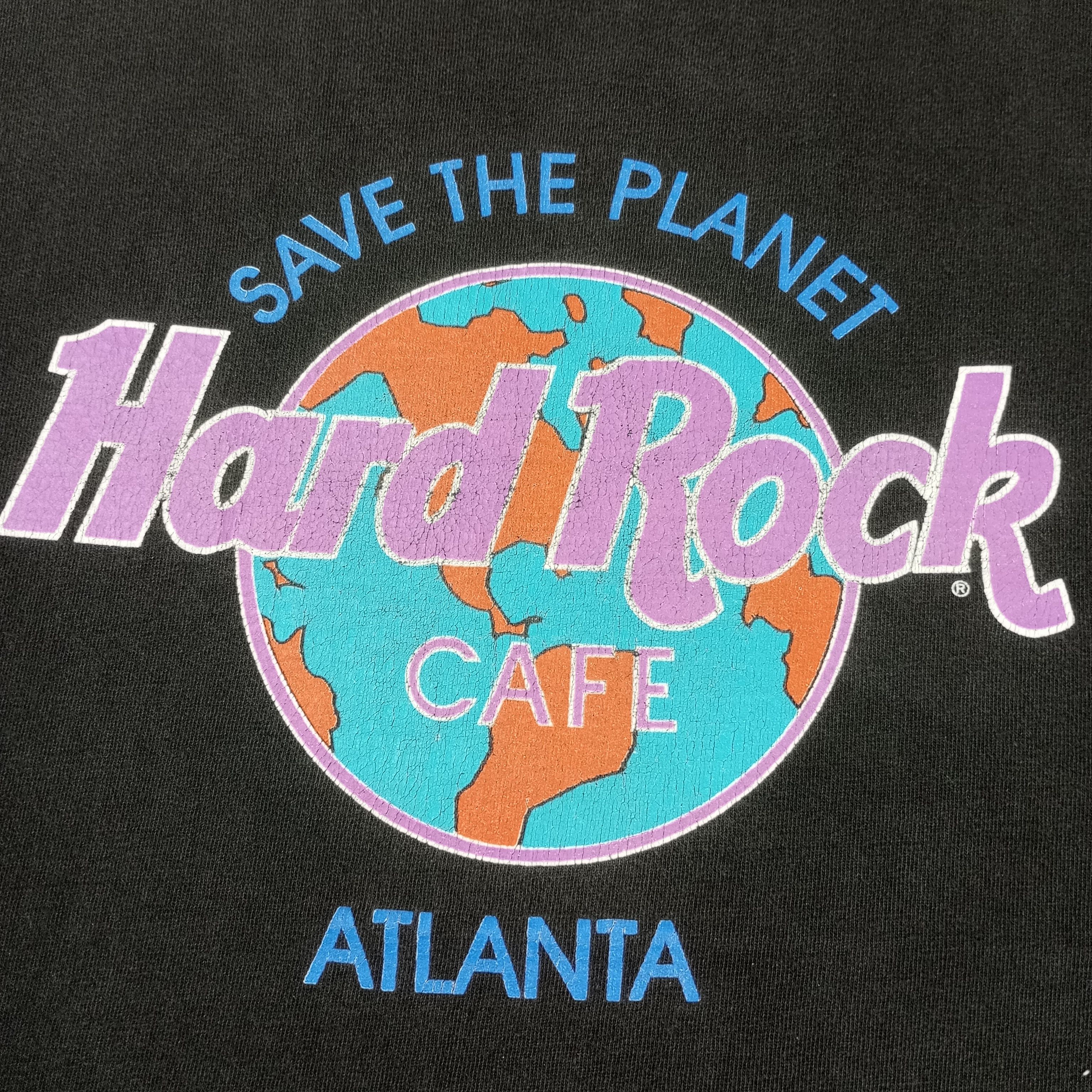Hard Rock Cafe × Vintage Hard Rock Cafe Atlanta Streetwear Style Vintage Tshirt Size US XL / EU 56 / 4 - 2 Thumbnail