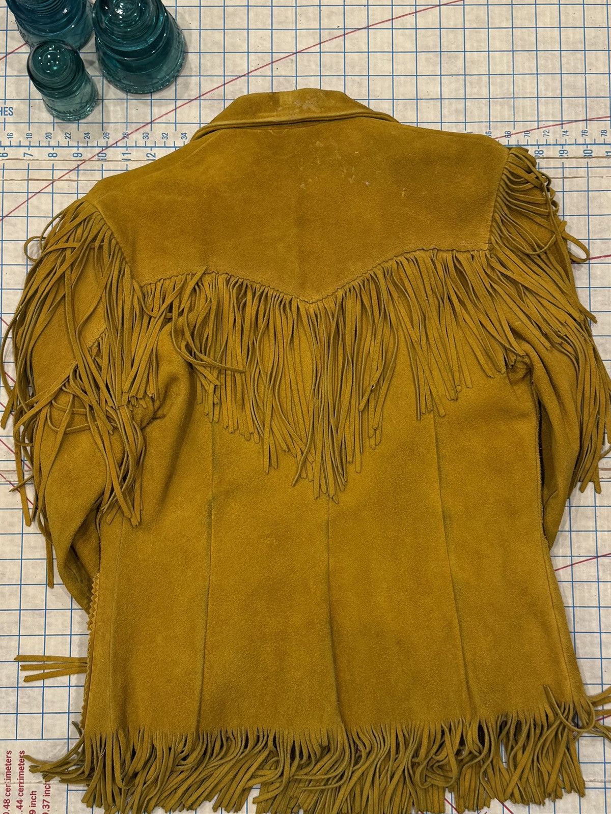 Vintage Vintage Yellow Suede Fringe Western Jacket Women’s Size 16 Size XXL / US 16-18 / IT 52-54 - 9 Thumbnail