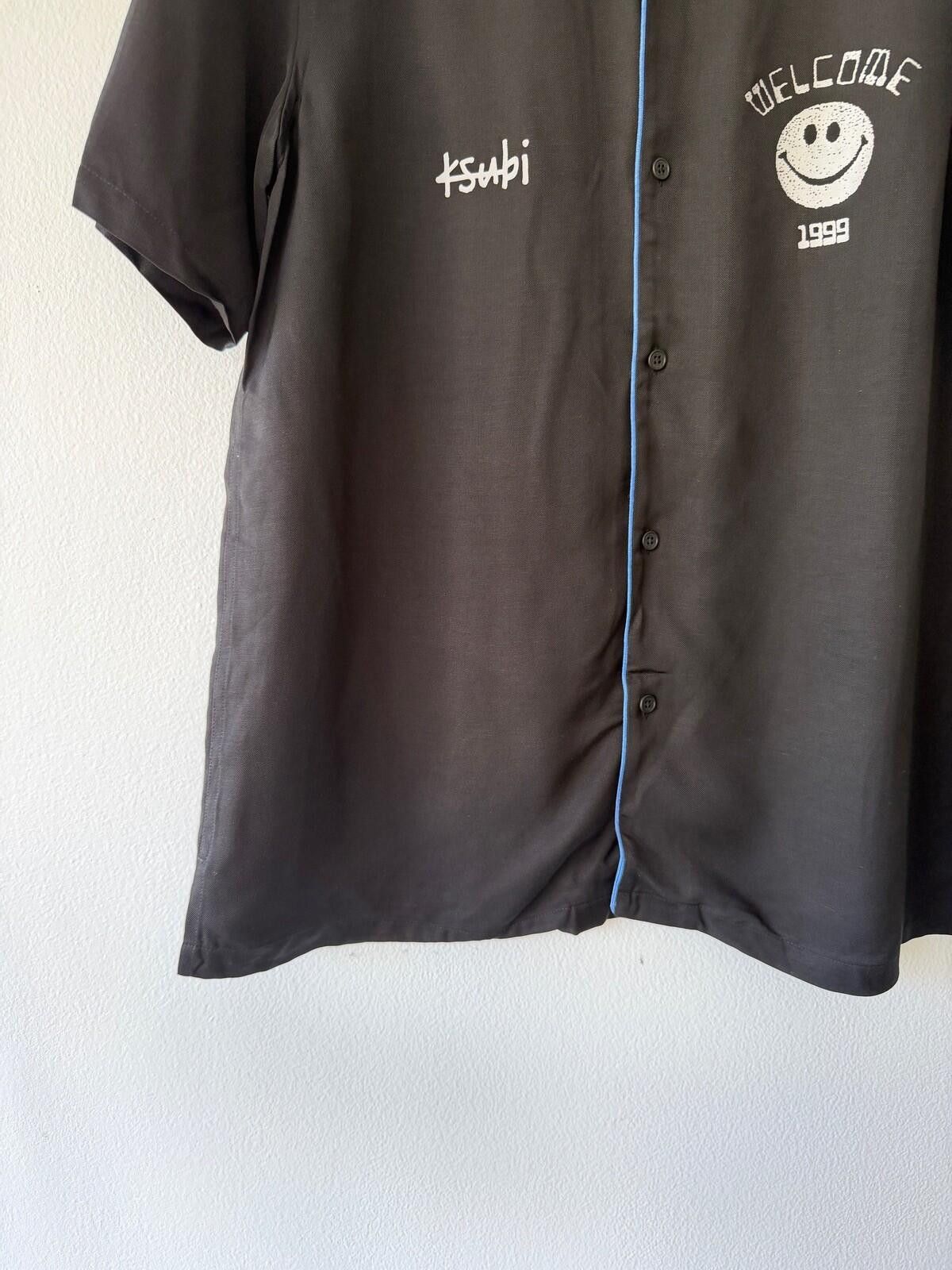 Ksubi new ksubi medium short sleeve shirt top resort welcome black Size US M / EU 48-50 / 2 - 3 Thumbnail