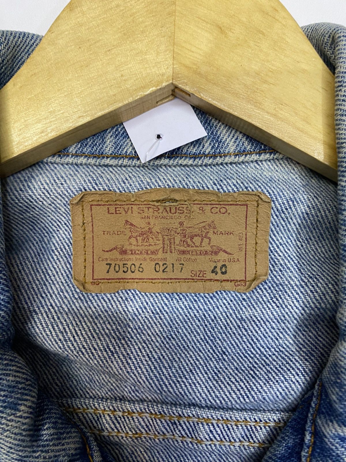Levi's Levi's vintage trucker denim jacket Size US L / EU 52-54 / 3 - 3 Thumbnail