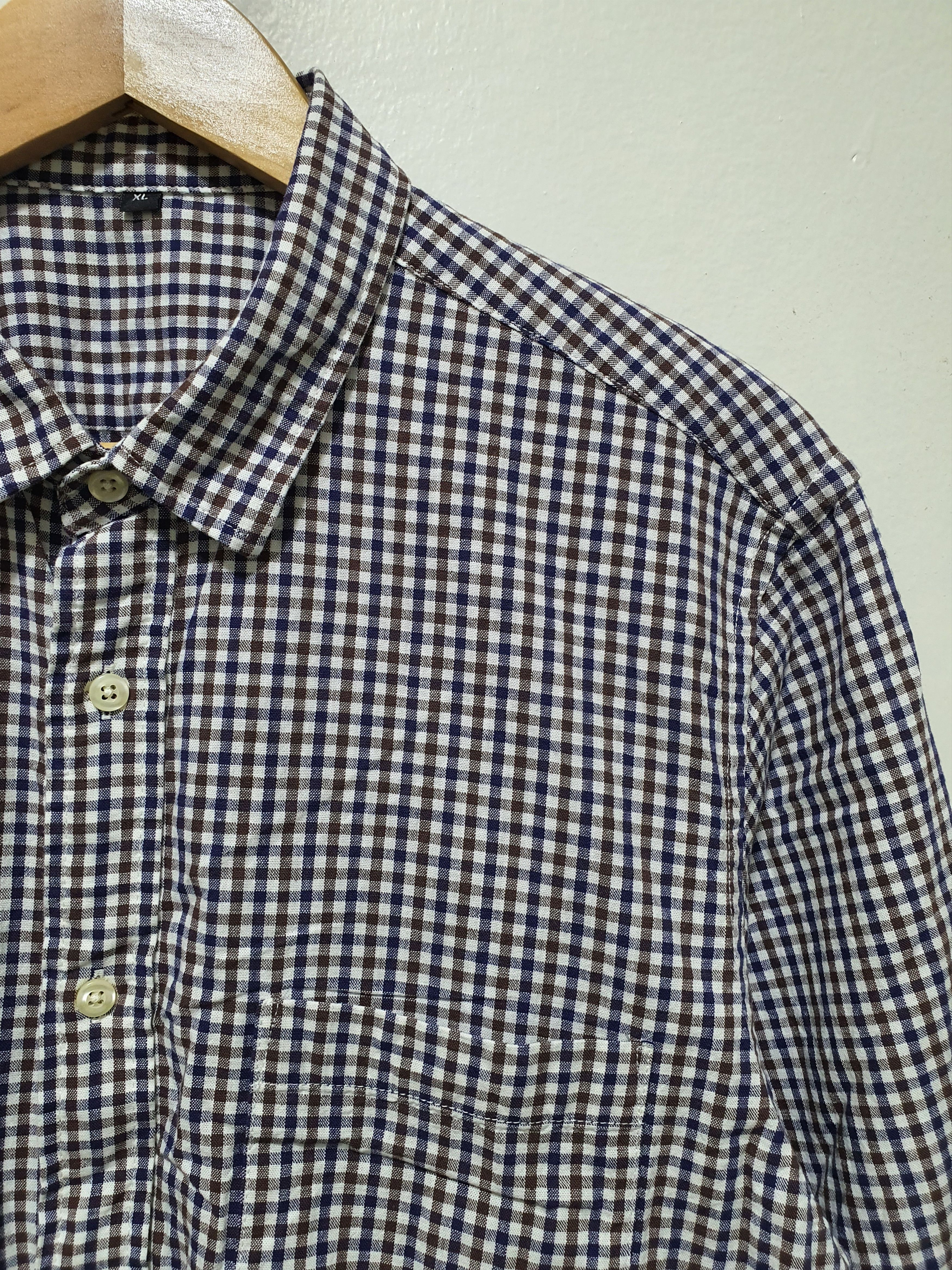 Japanese Brand × Muji MUJI 20.5/30 CHECKED SHIRT Size US XL / EU 56 / 4 - 1 Thumbnail