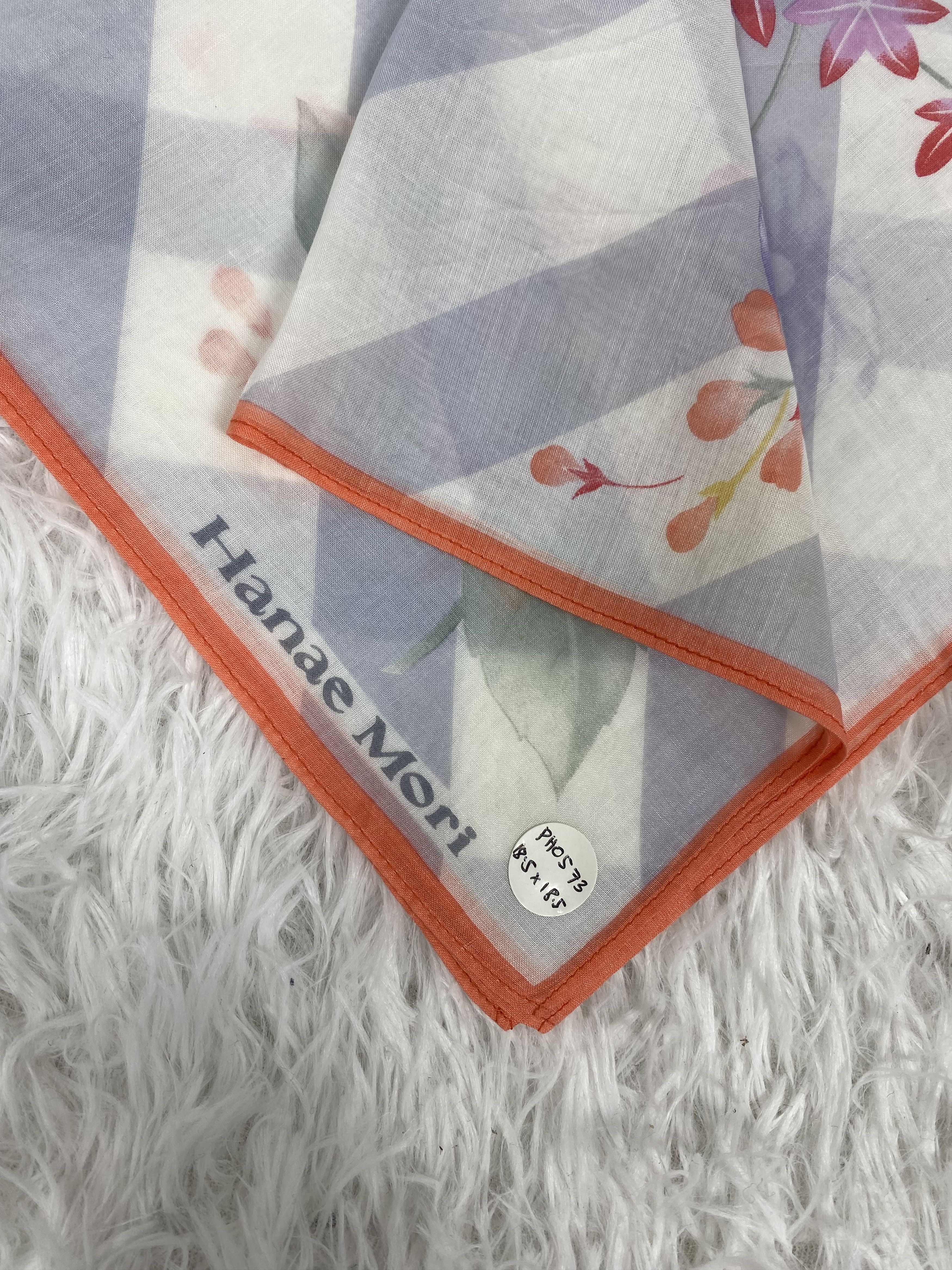 Hanae Mori Vintage Hanae Mori Handkerchief Neckerchief PH0573 Size ONE SIZE - 2 Thumbnail
