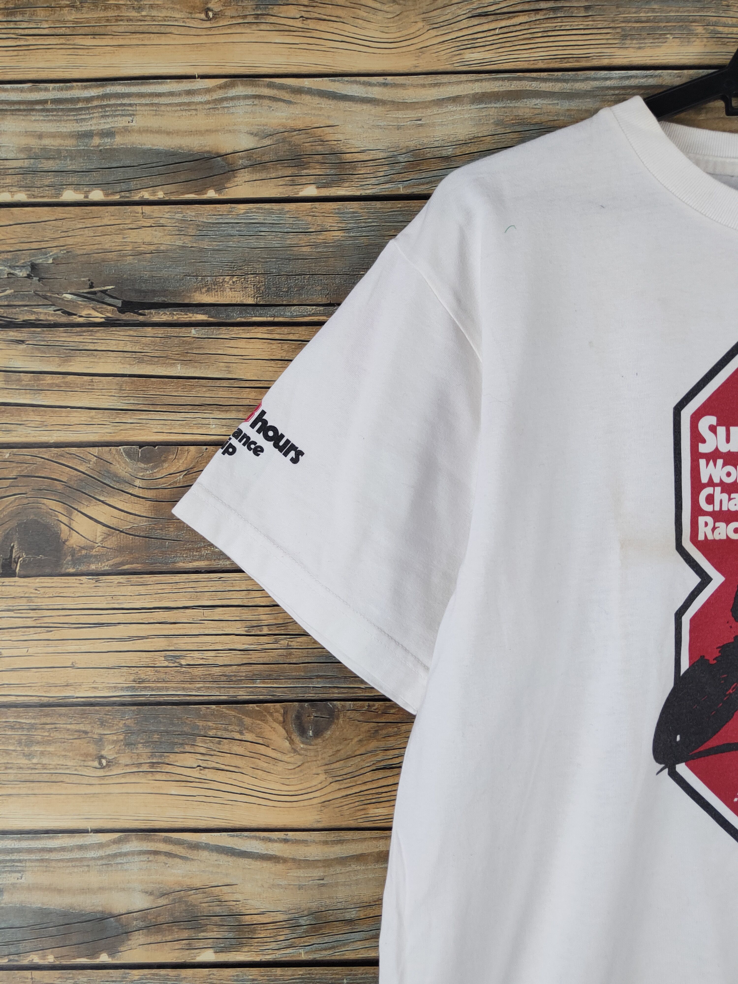 Coca Cola DLL Coca Cola X Moto suzuka 8 hour vintage White tee #020 Size US L / EU 52-54 / 3 - 5 Thumbnail