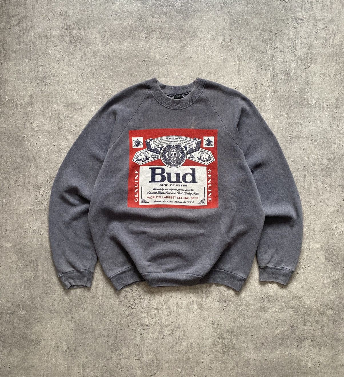 Budweiser Vintage Budweiser Screen Stars USA 90s Beer Promo Gray S Size US L / EU 52-54 / 3 - 1 Thumbnail
