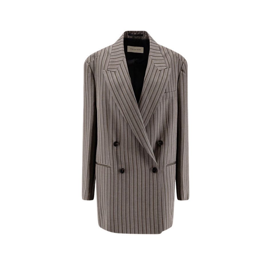 Dries Van Noten Dries Van Noten Bliss Gray Blazer Jacket New & Authentic (Wo Size XS / US 0-2 / IT 36-38 - 1 Thumbnail
